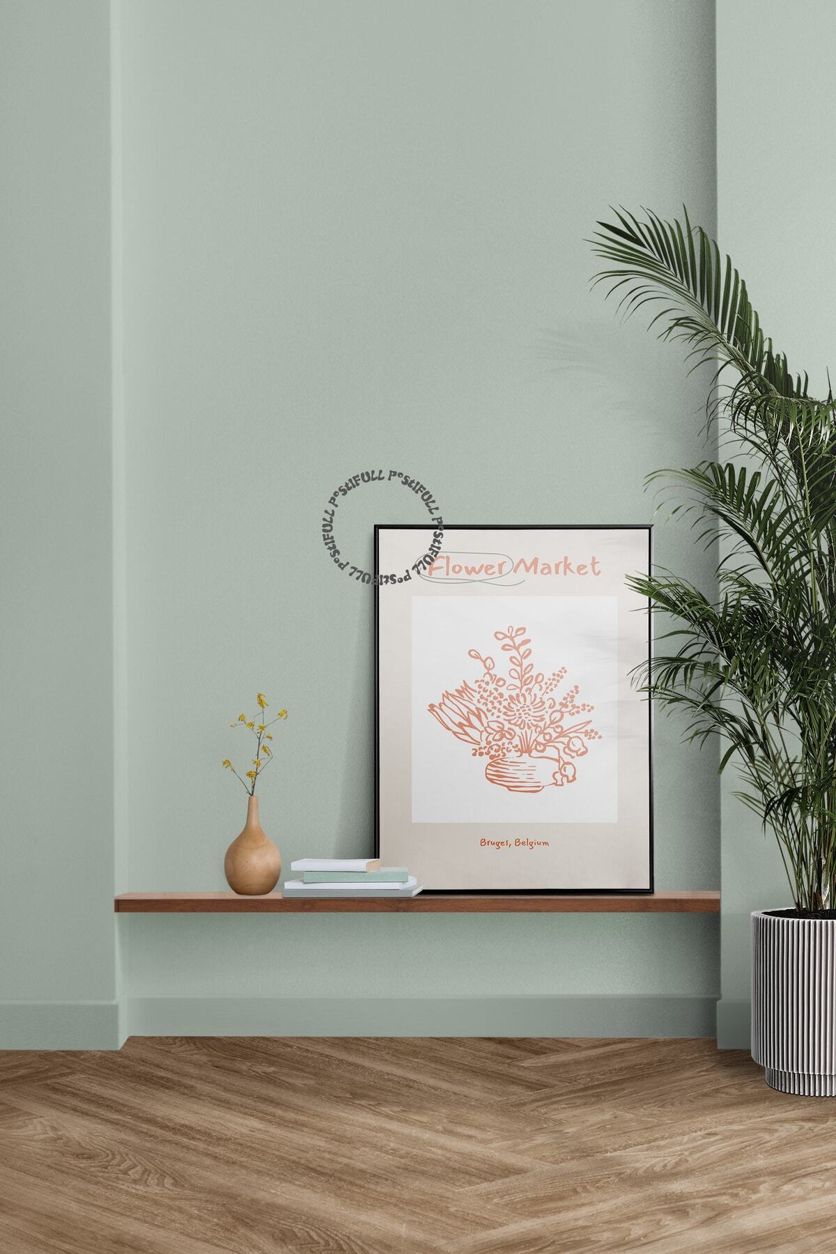 Botanik Poster - Çiçek Çizimi Çerçevesiz Poster