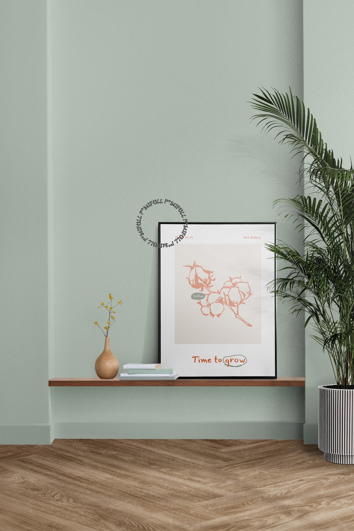Botanik Poster - Çiçek Çizimi Çerçevesiz Poster