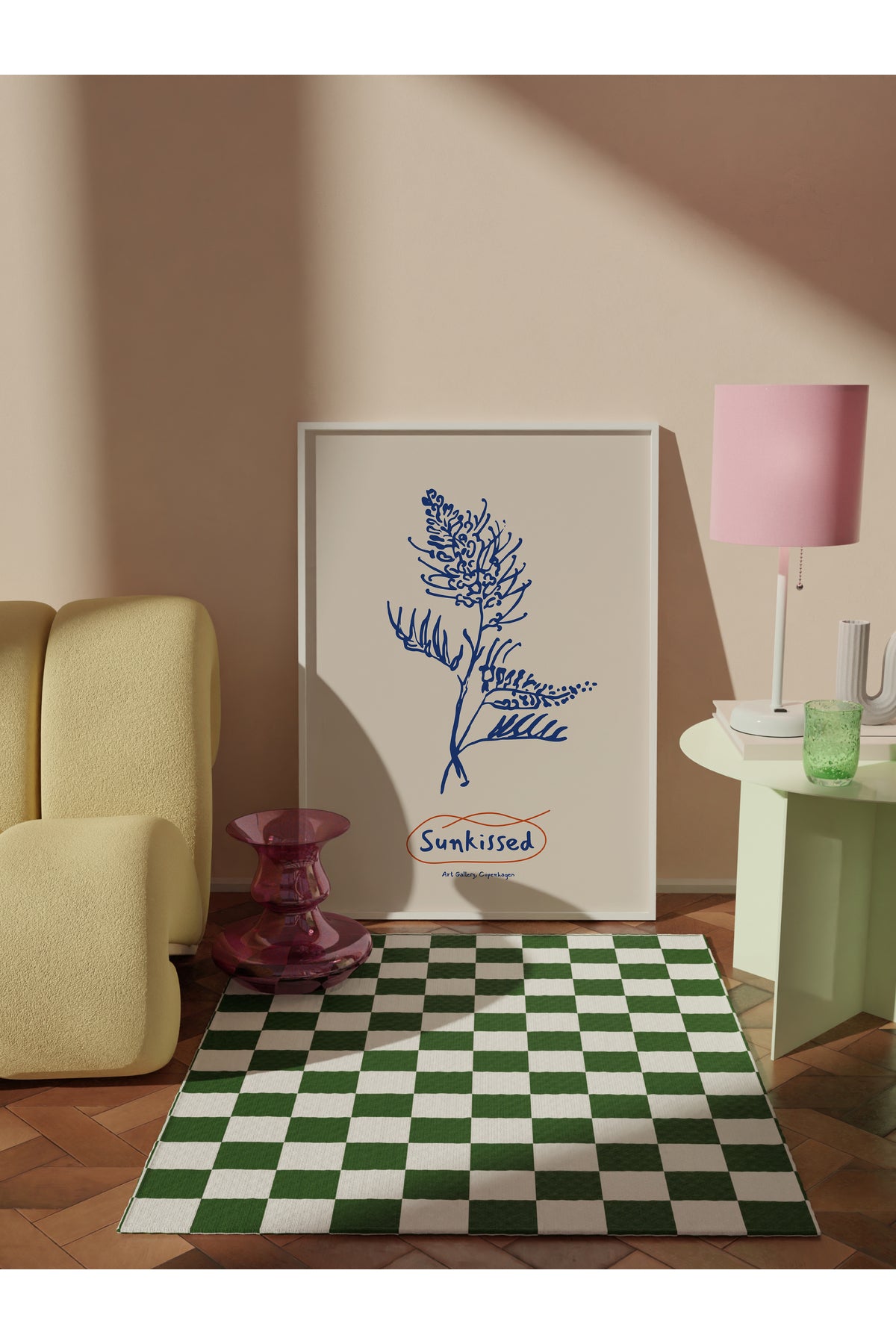 Botanik Poster - Çiçek Çizimi Çerçevesiz Poster