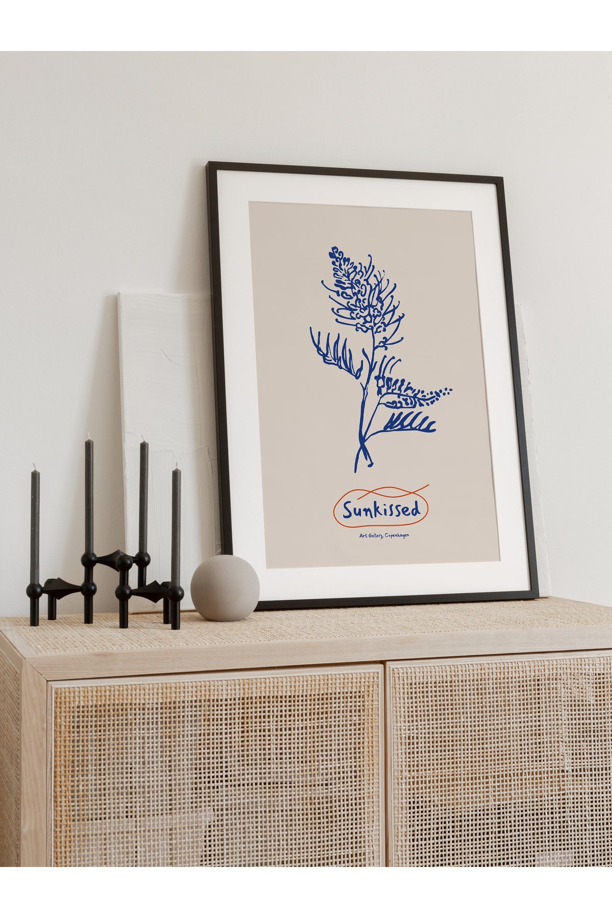 Botanik Poster - Çiçek Çizimi Çerçevesiz Poster