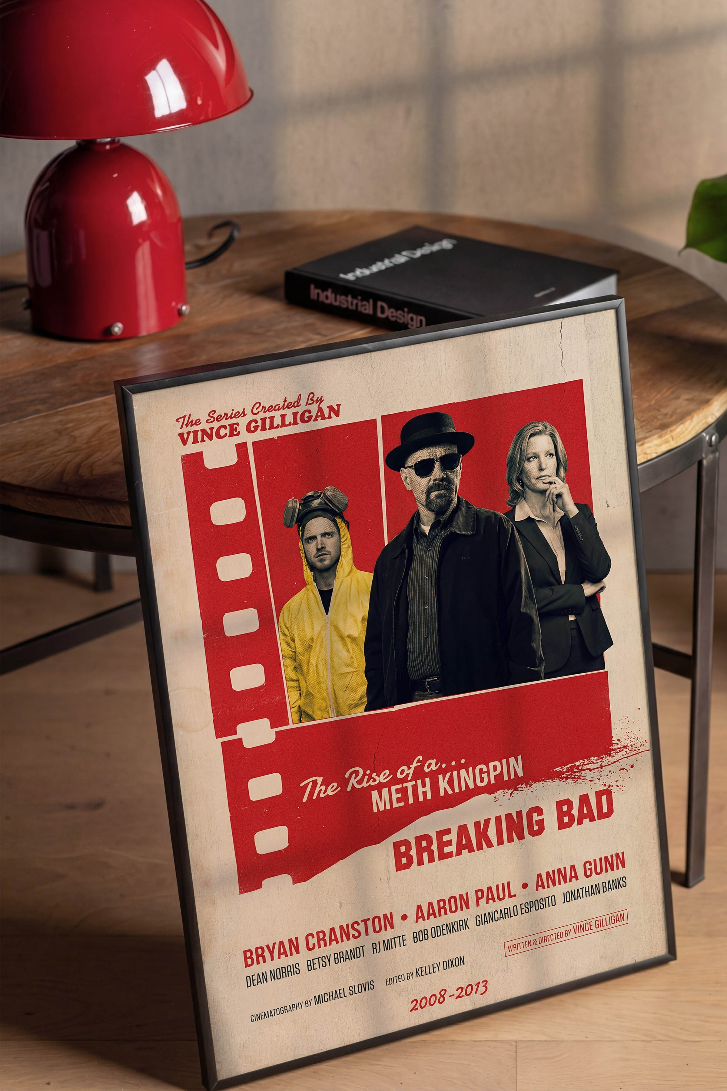Breaking Bad Siyah Çerçeveli Poster, Sinema ve Dizi Tablo, Film Dizi Afişleri NO:112841