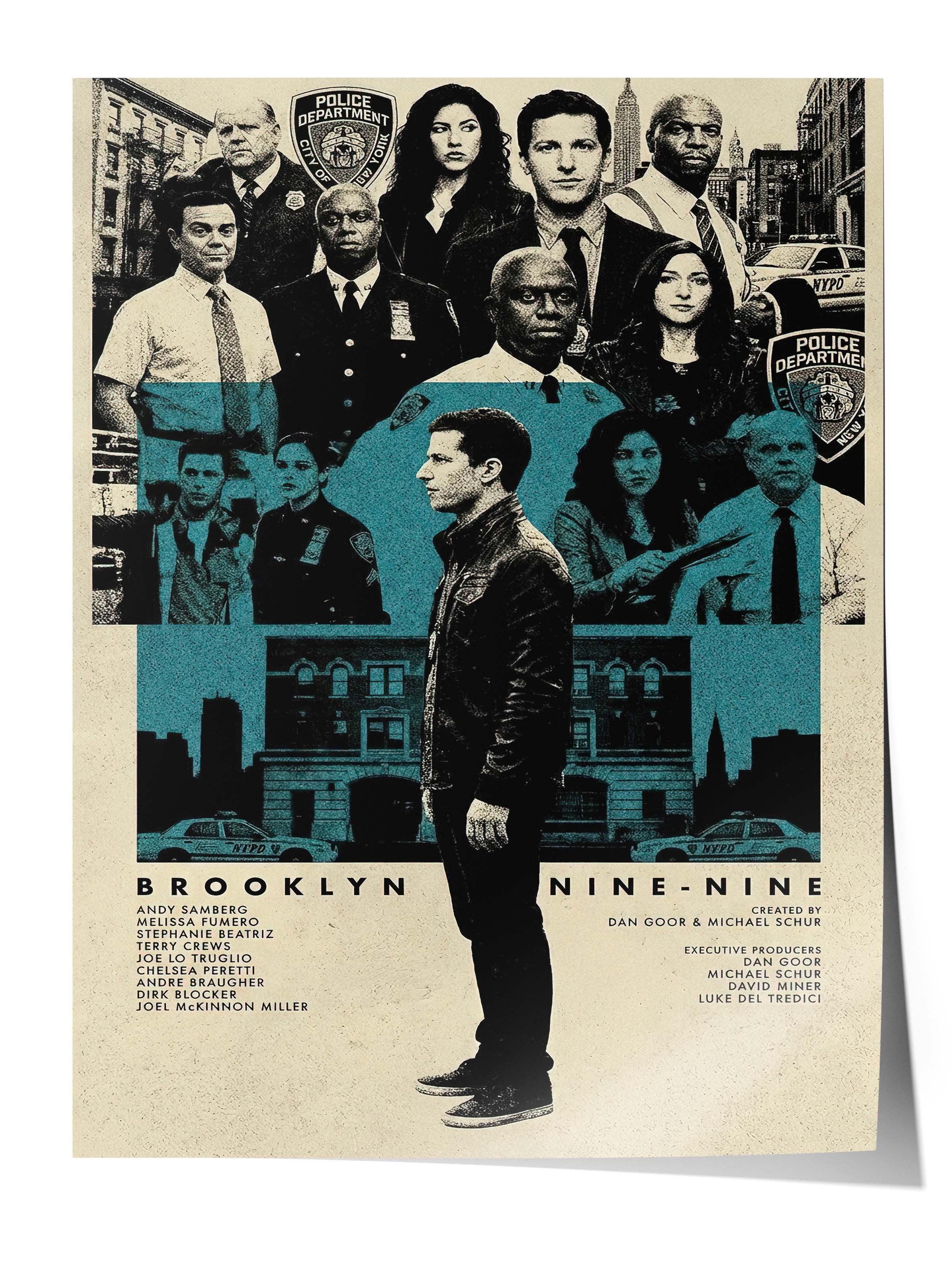 Brooklyn Nine-Nine Posteri, Sinema ve Dizi Tablo Posterleri, Film Dizi Afişleri NO:112797