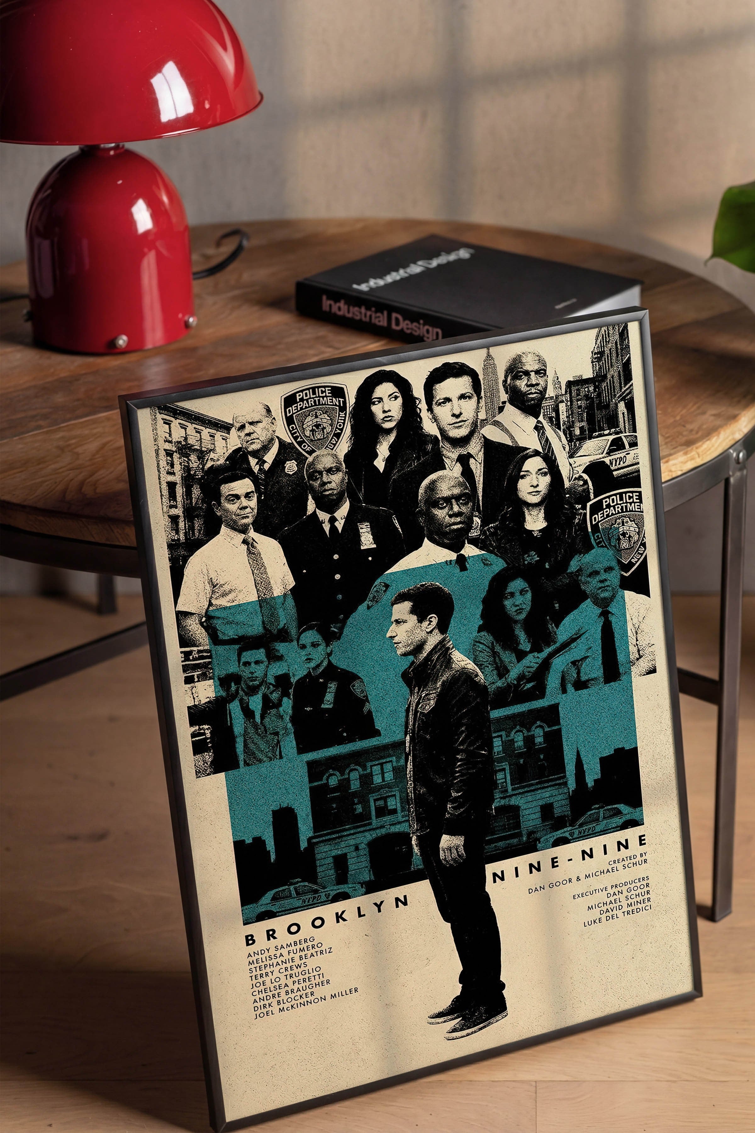 Brooklyn Nine-Nine Siyah Çerçeveli Poster, Sinema ve Dizi Tablo, Film Dizi Afişleri NO:112797