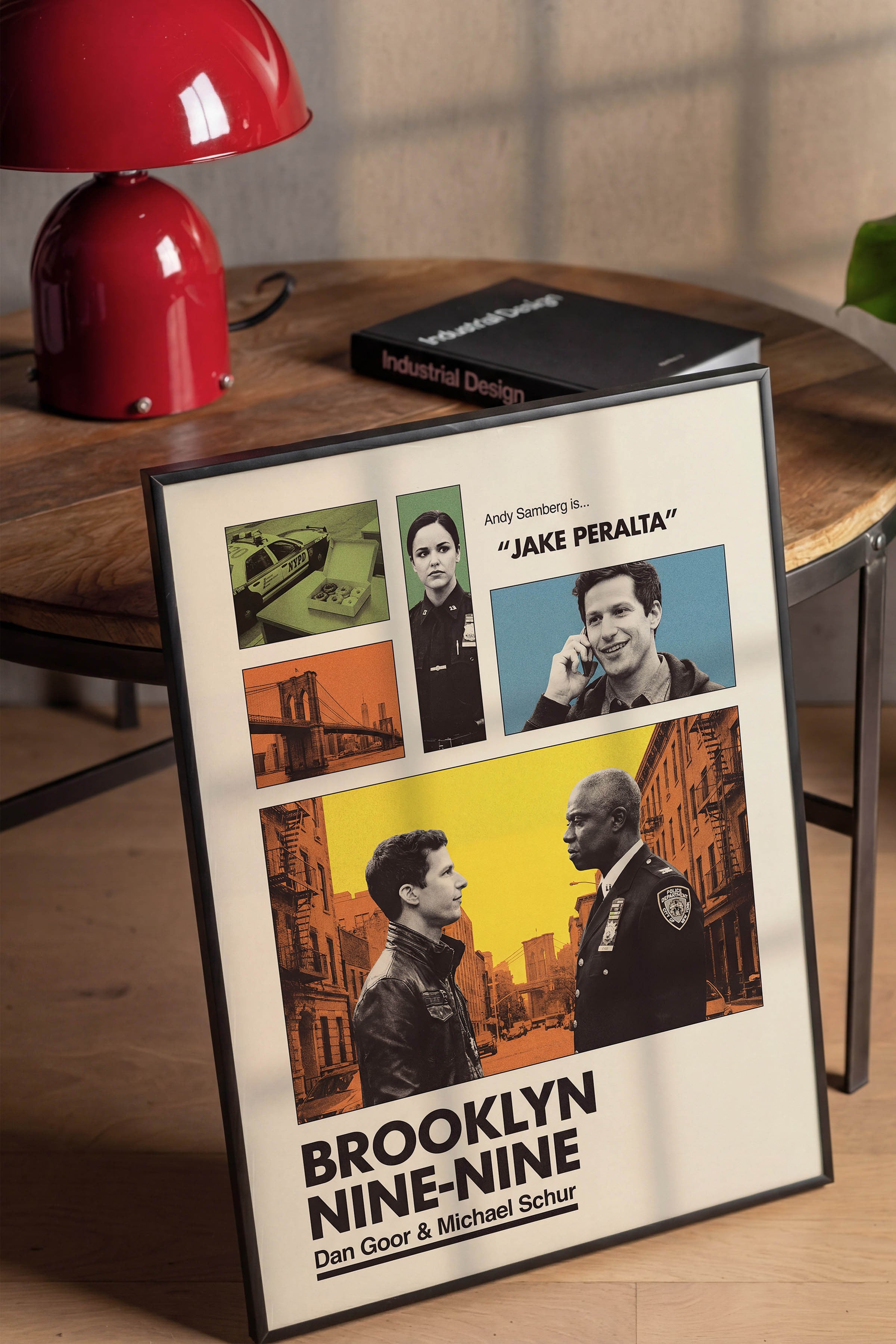 Brooklyn Nine-Nine Siyah Çerçeveli Poster, Sinema ve Dizi Tablo, Film Dizi Afişleri NO:112923