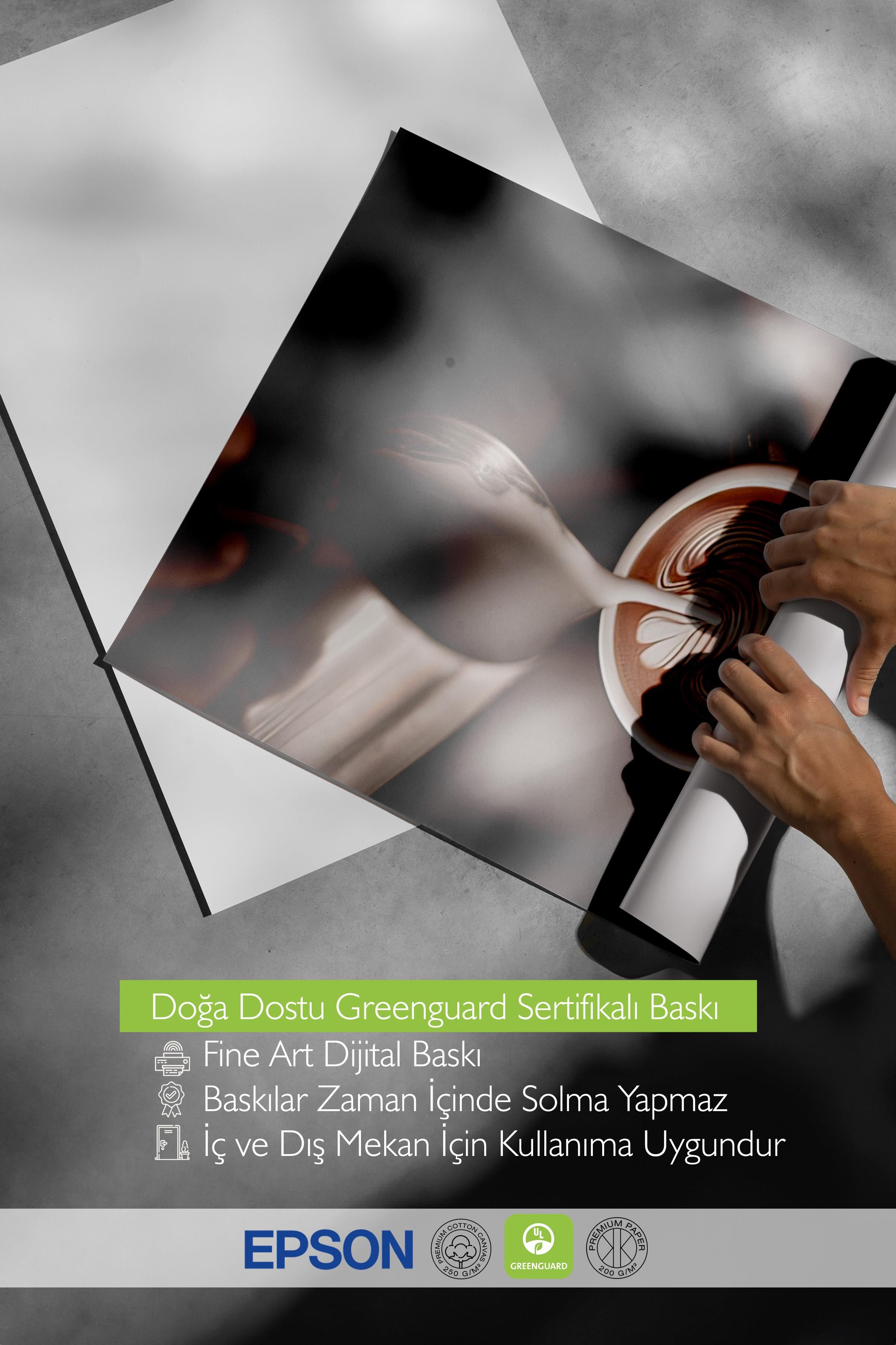 Cappuccino Art Poster, Çerçevesiz Duvar Posteri, Dikey Duvar Tablosu Comfort Serisi NO:108405