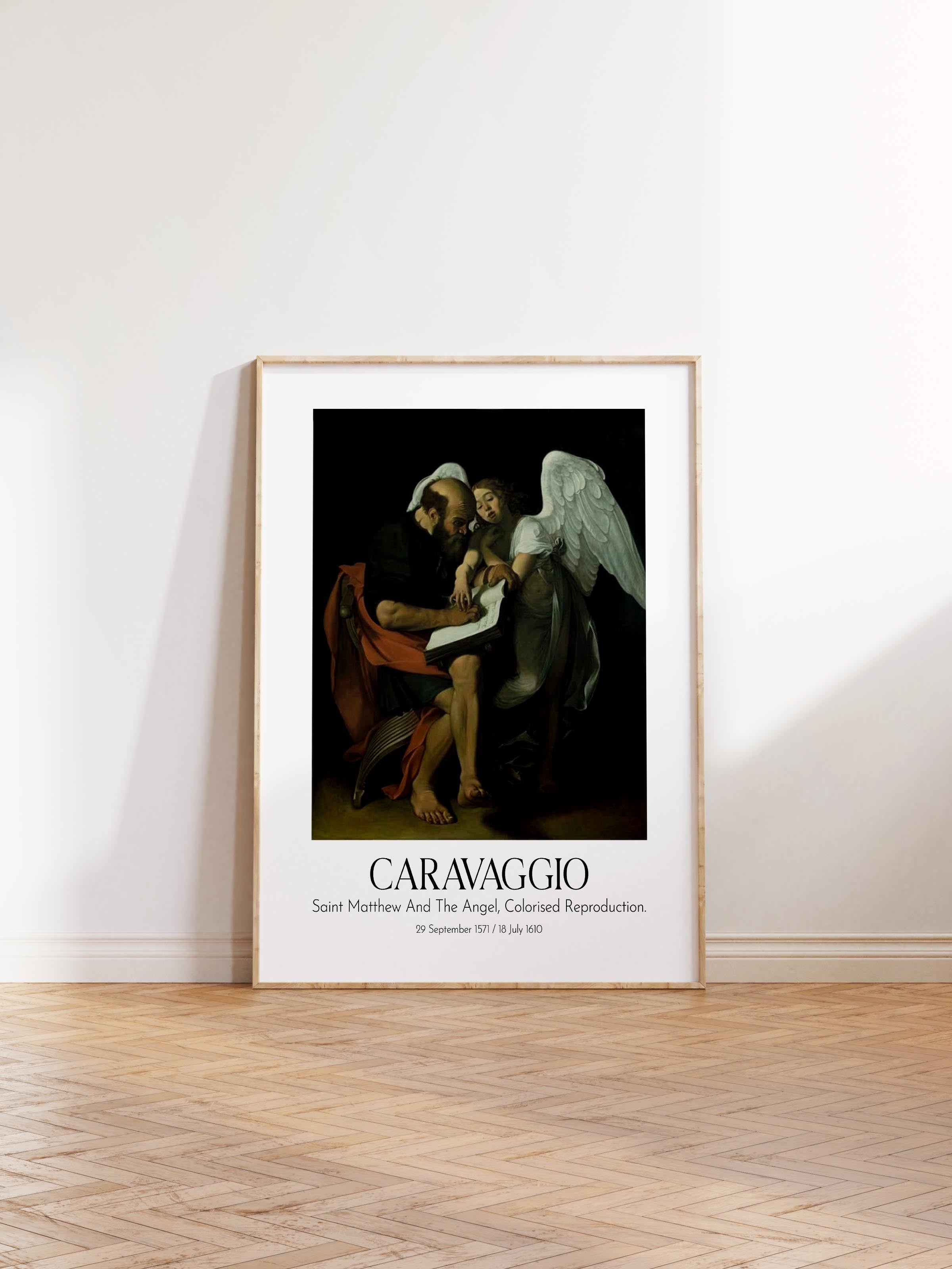 Caravaggio, Ahşap Çerçeveli Tablo, Sanat Serisi NO:111649