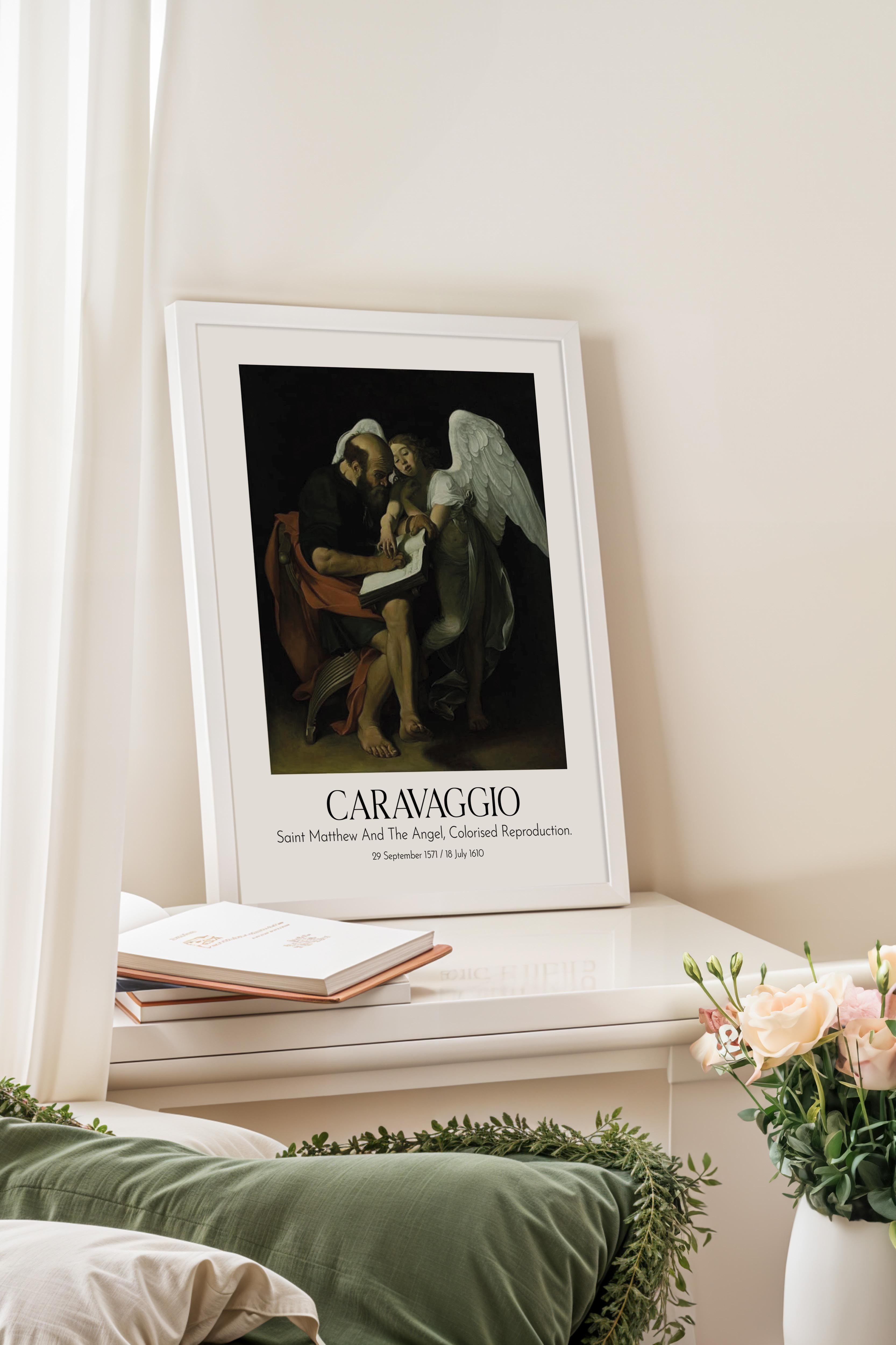 Caravaggio, Beyaz Çerçeveli Tablo, Sanat Serisi NO:111649