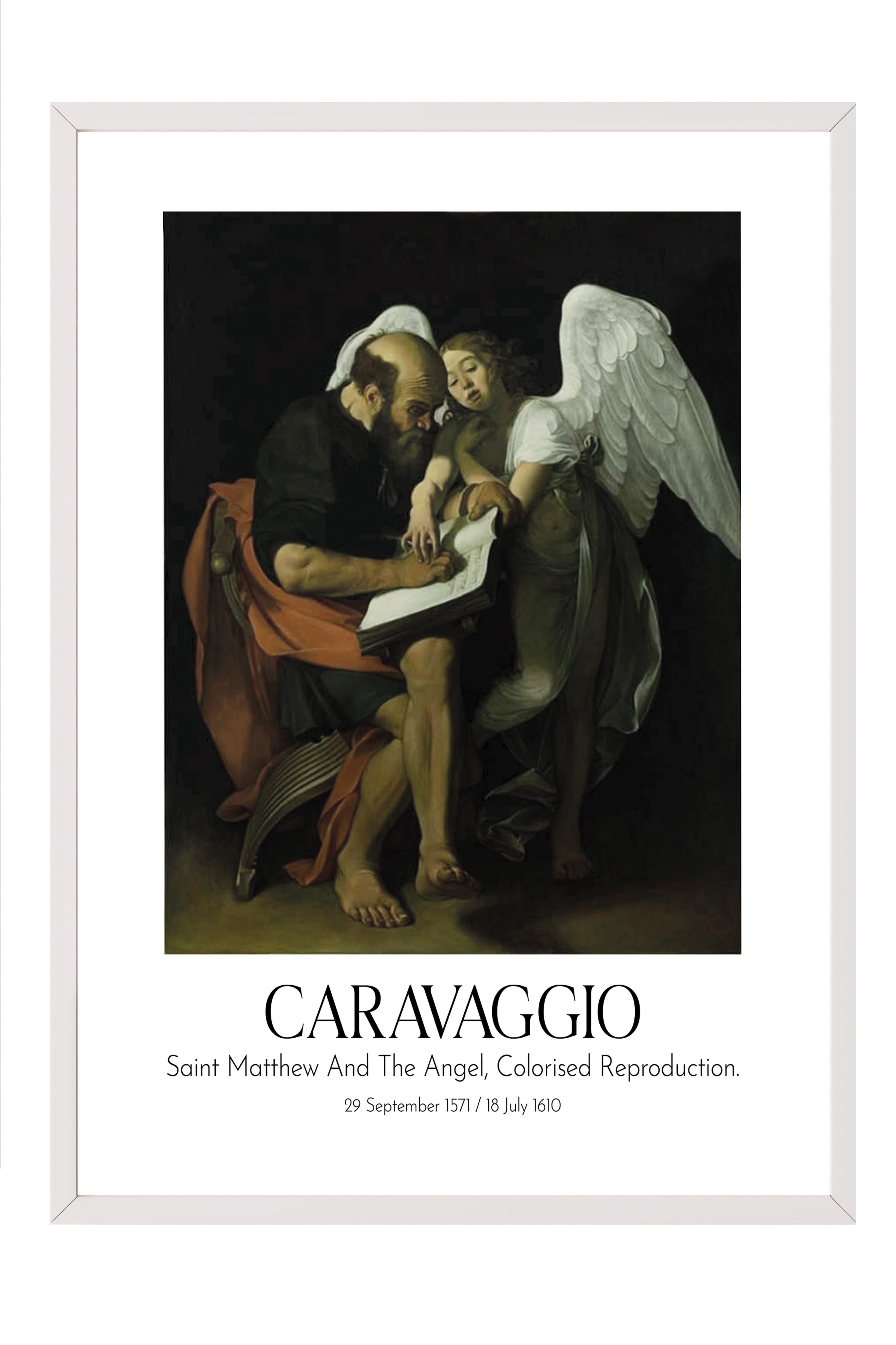 Caravaggio, Beyaz Çerçeveli Tablo, Sanat Serisi NO:111649