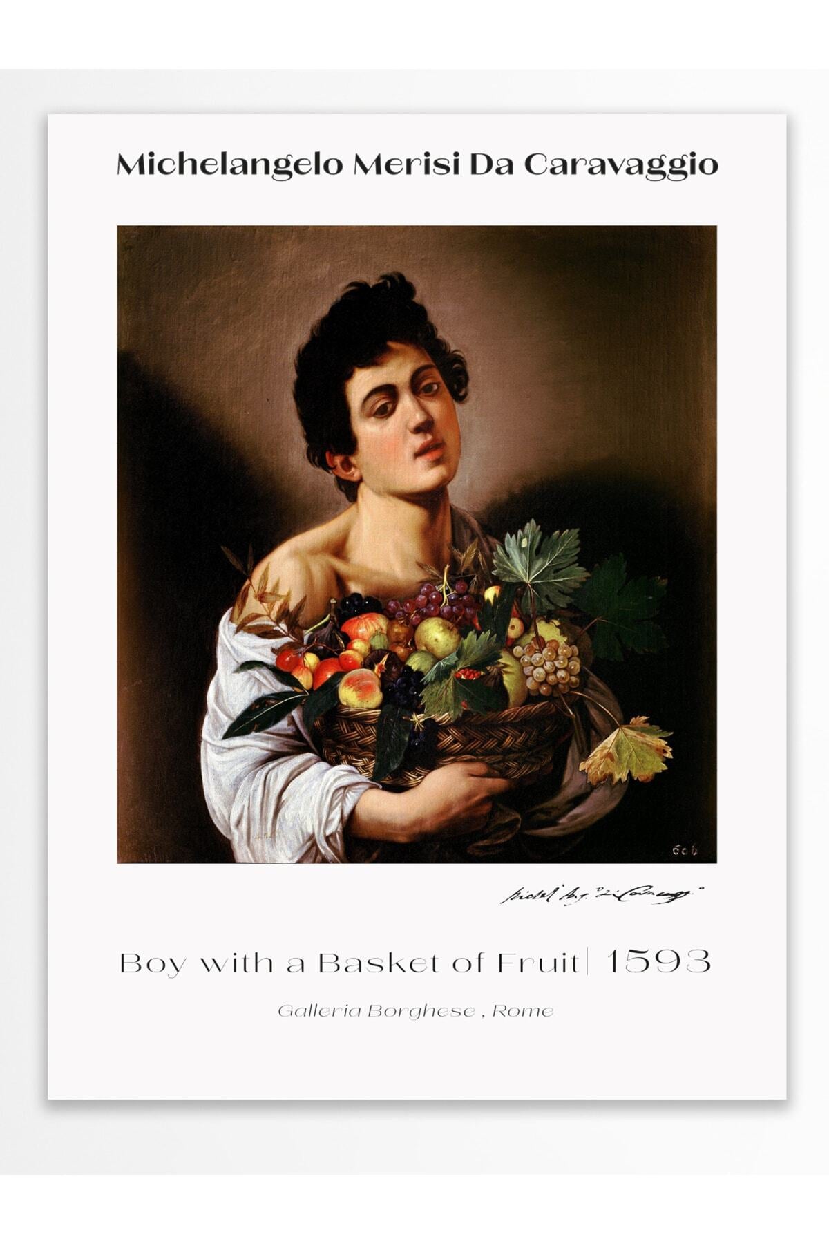 Caravaggio Duvar Posteri - Duvar Dekoru - Sanat Serisi Posterleri - Kalın Kuşe Kağıt - Çerçevesiz