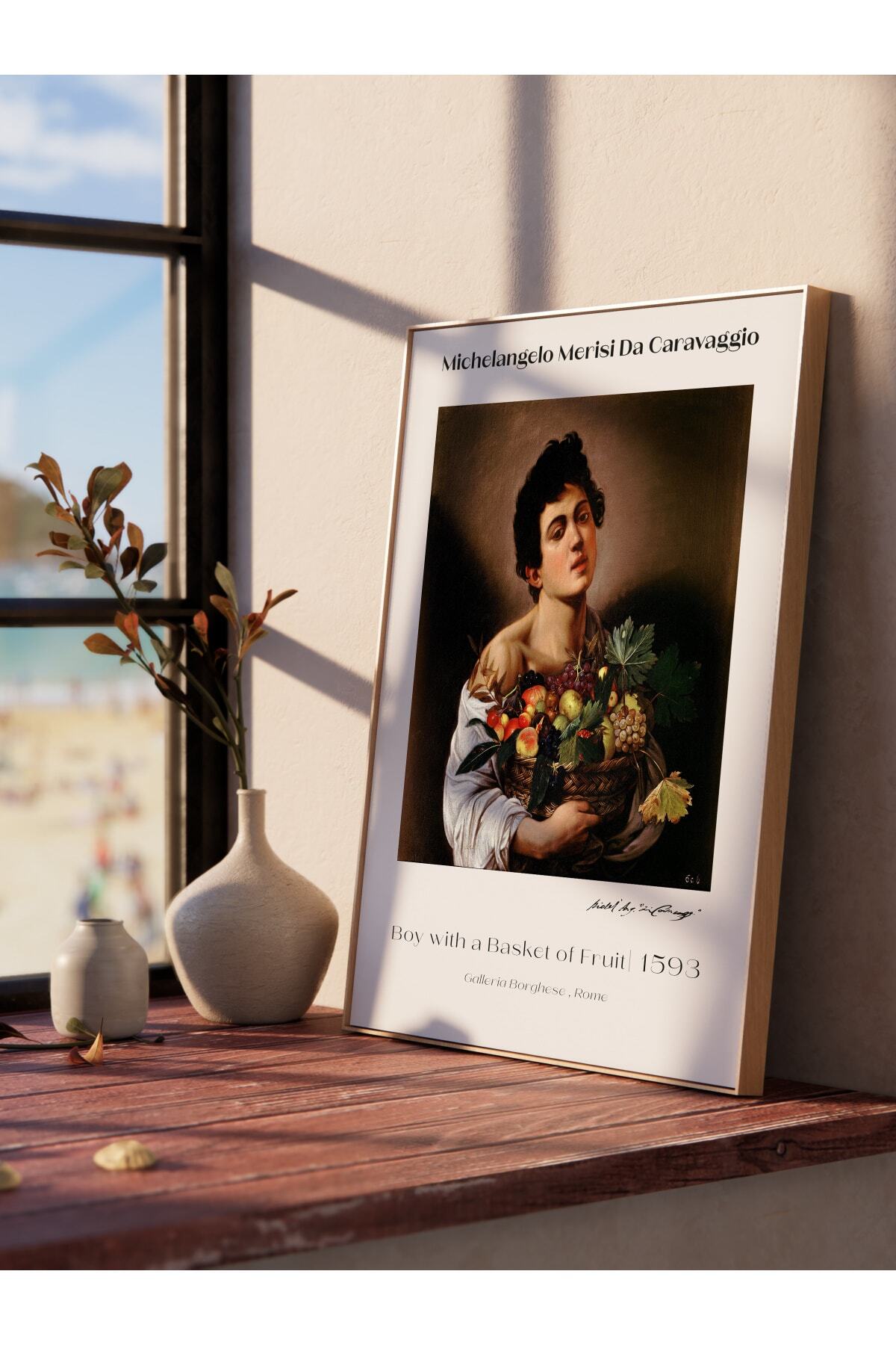 Caravaggio Duvar Posteri - Duvar Dekoru - Sanat Serisi Posterleri - Kalın Kuşe Kağıt - Çerçevesiz