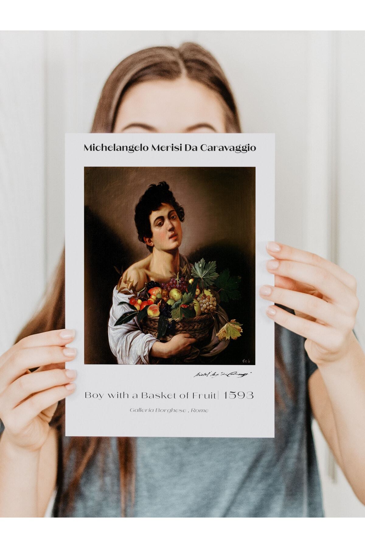Caravaggio Duvar Posteri - Duvar Dekoru - Sanat Serisi Posterleri - Kalın Kuşe Kağıt - Çerçevesiz