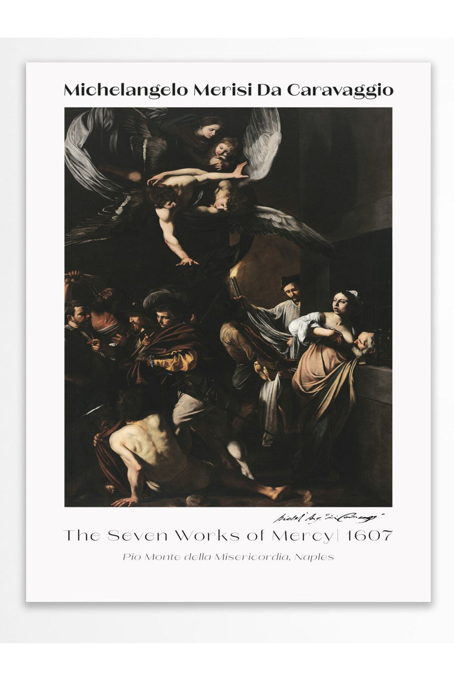 Caravaggio Duvar Posteri - Duvar Dekoru - Sanat Serisi Posterleri - Kalın Kuşe Kağıt - Çerçevesiz