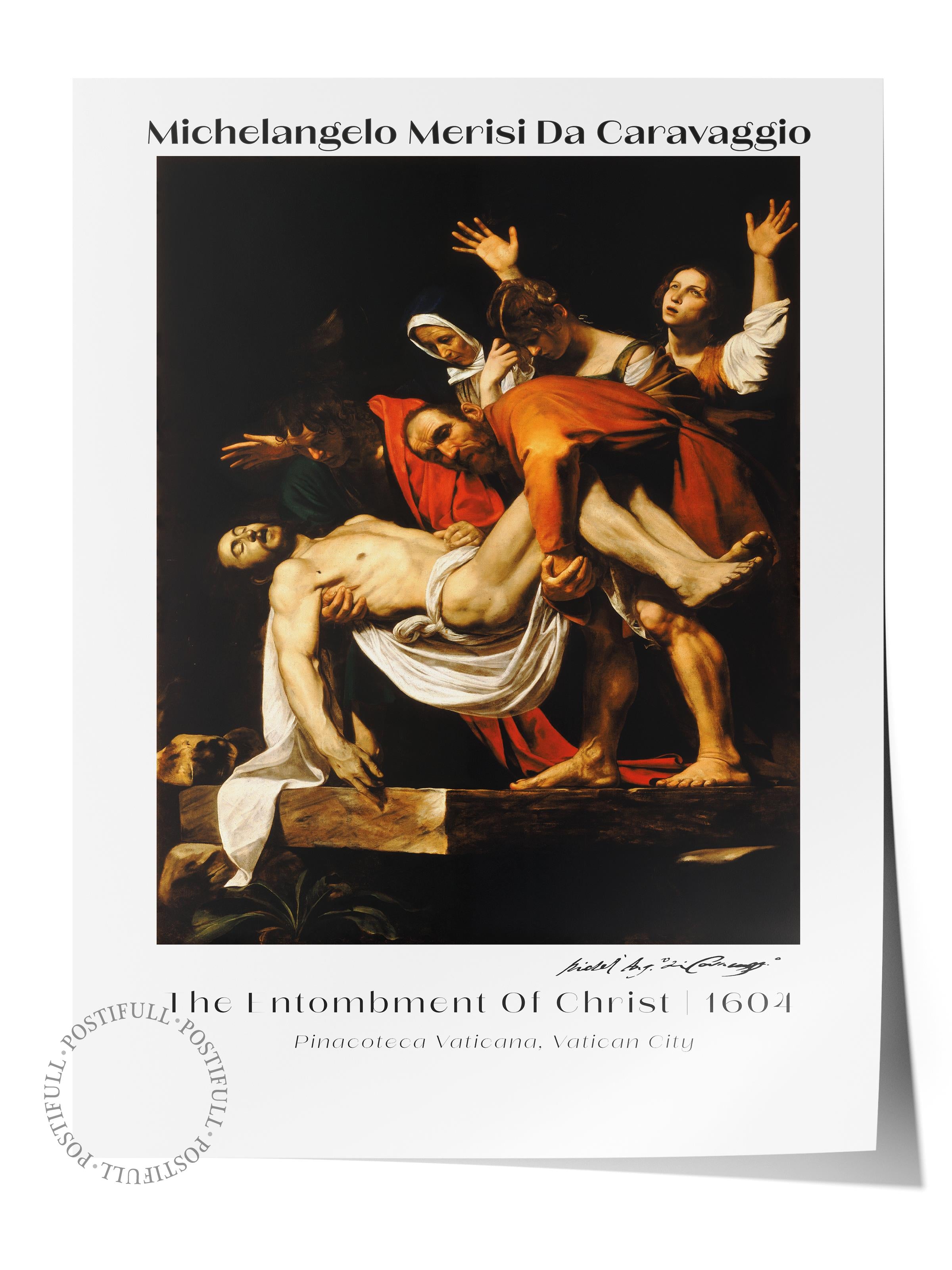 Caravaggio Duvar Posteri - Duvar Dekoru - Sanat Serisi Posterleri - Kalın Kuşe Kağıt - Çerçevesiz