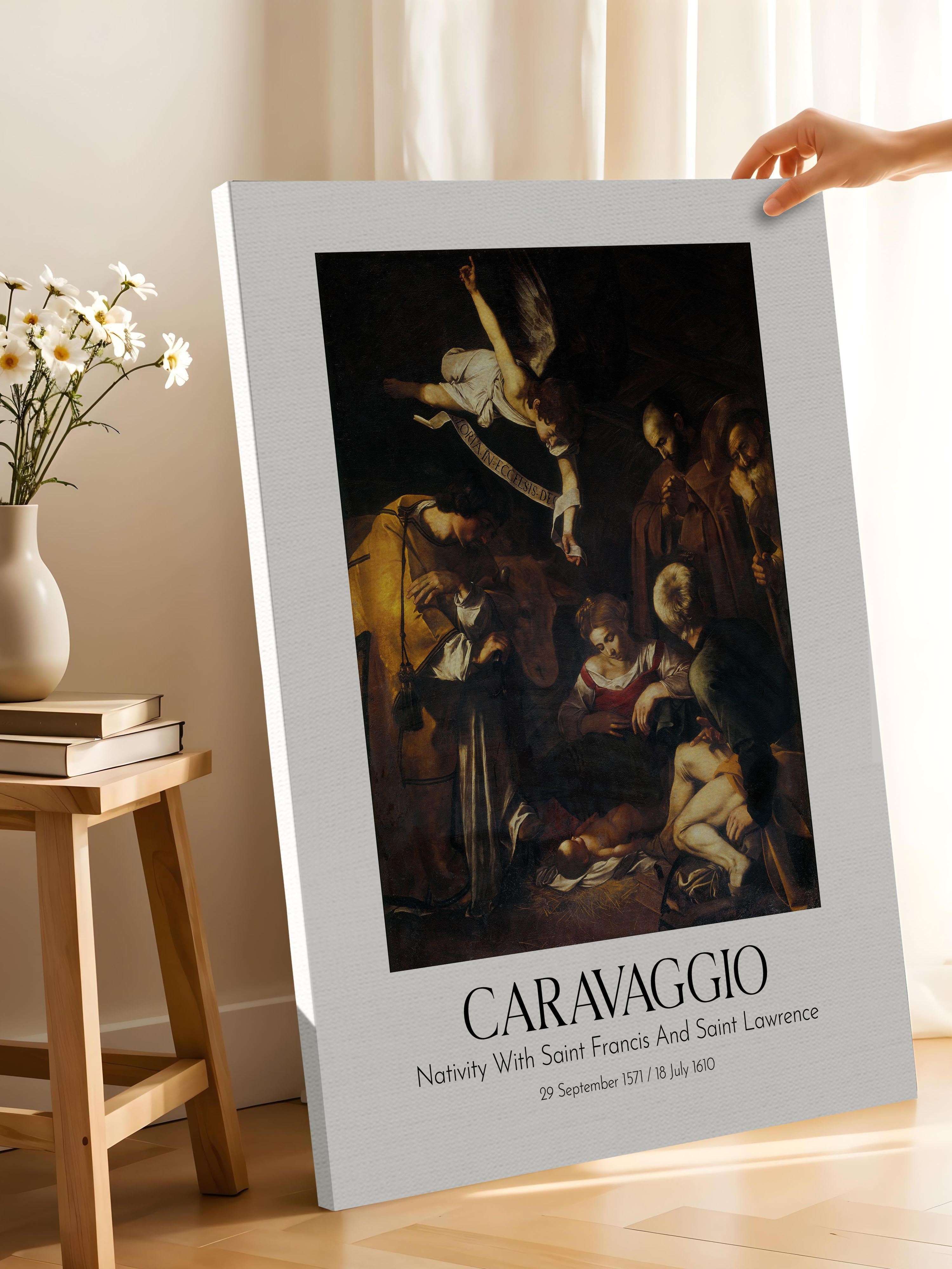 Caravaggio, Kanvas Tablo, Sanat Serisi NO:111645