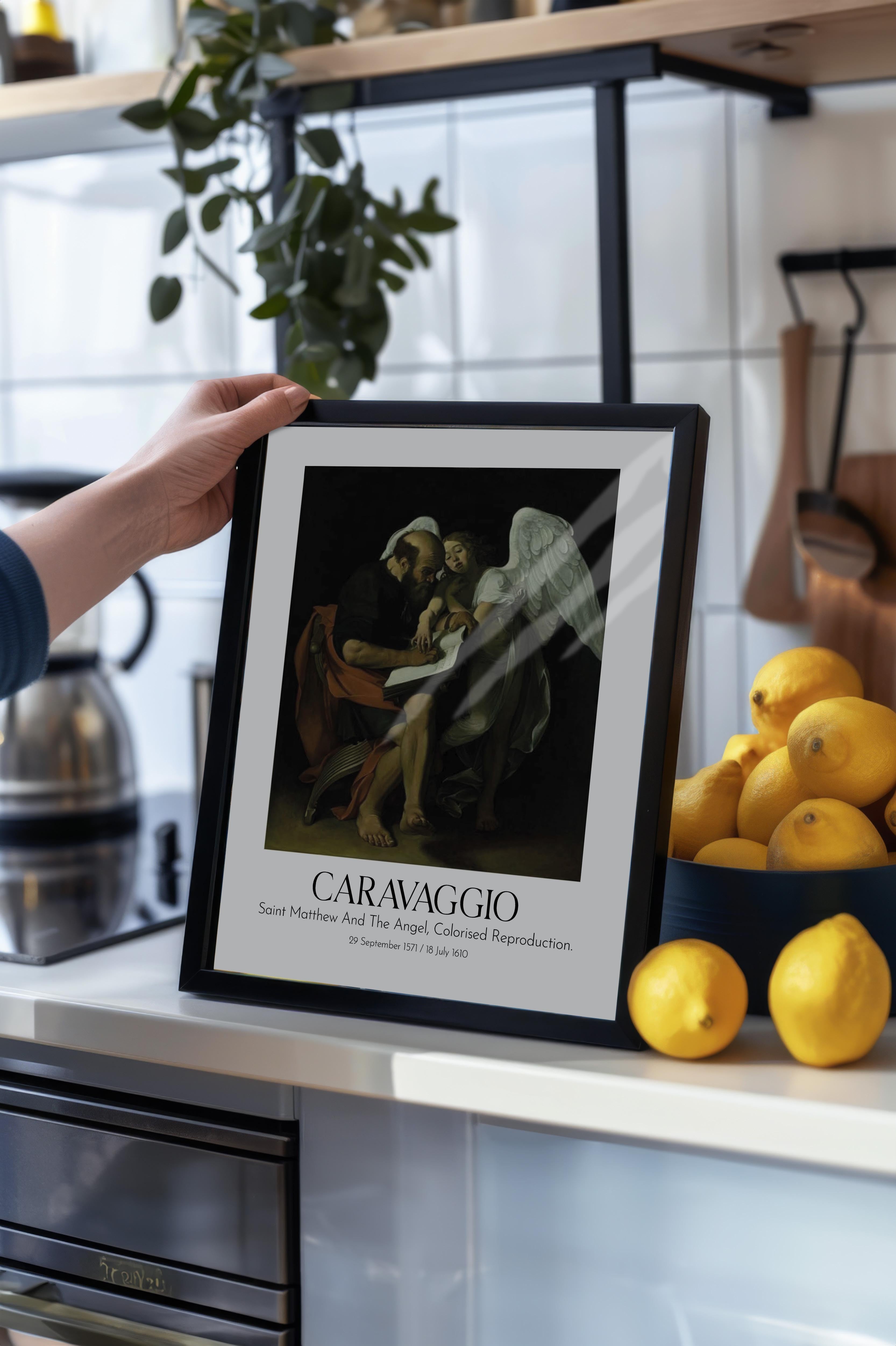 Caravaggio, Siyah Çerçeveli Tablo, Sanat Serisi NO:111649