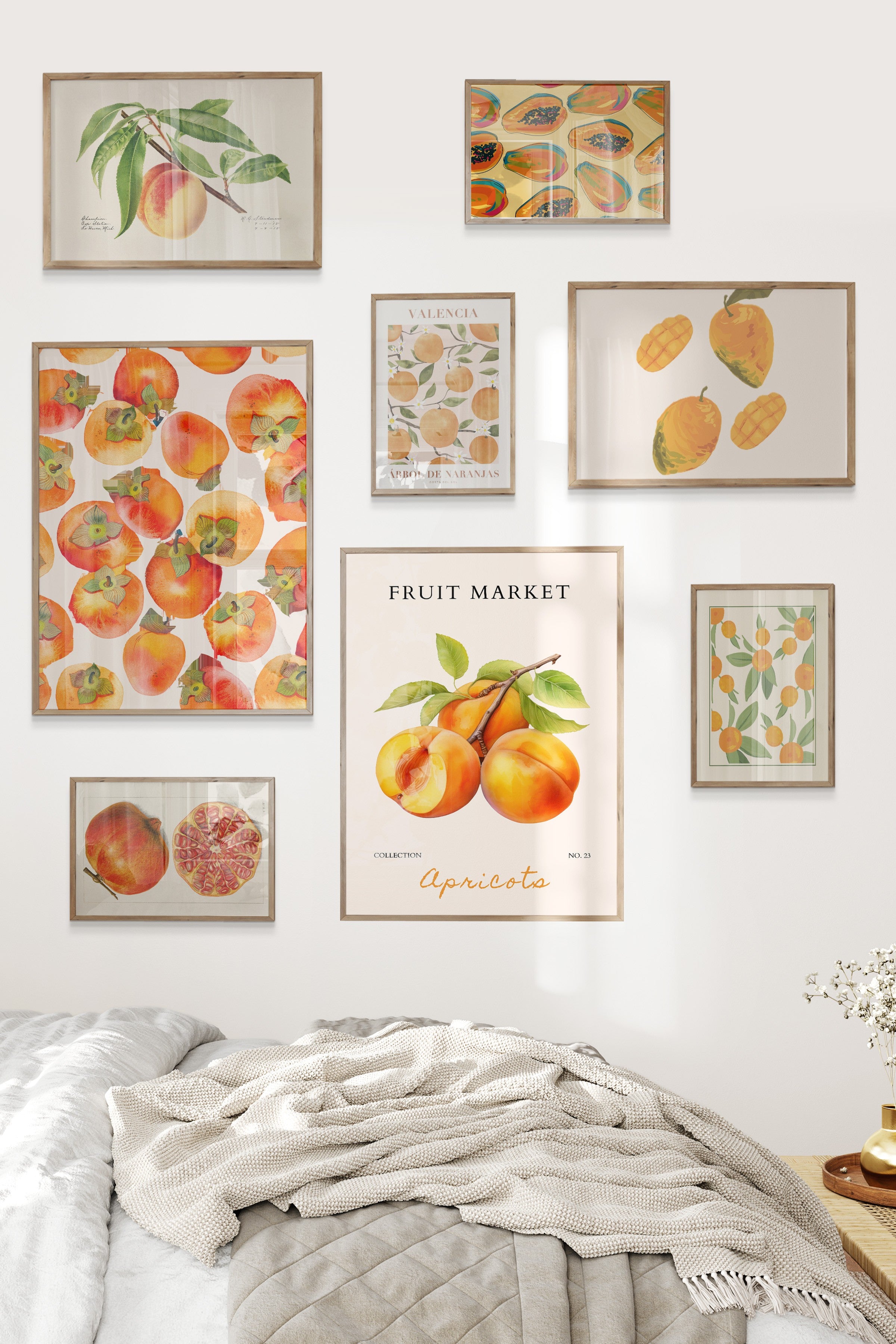 Turuncu Mutfak Temalı Galeri Seti NO:066