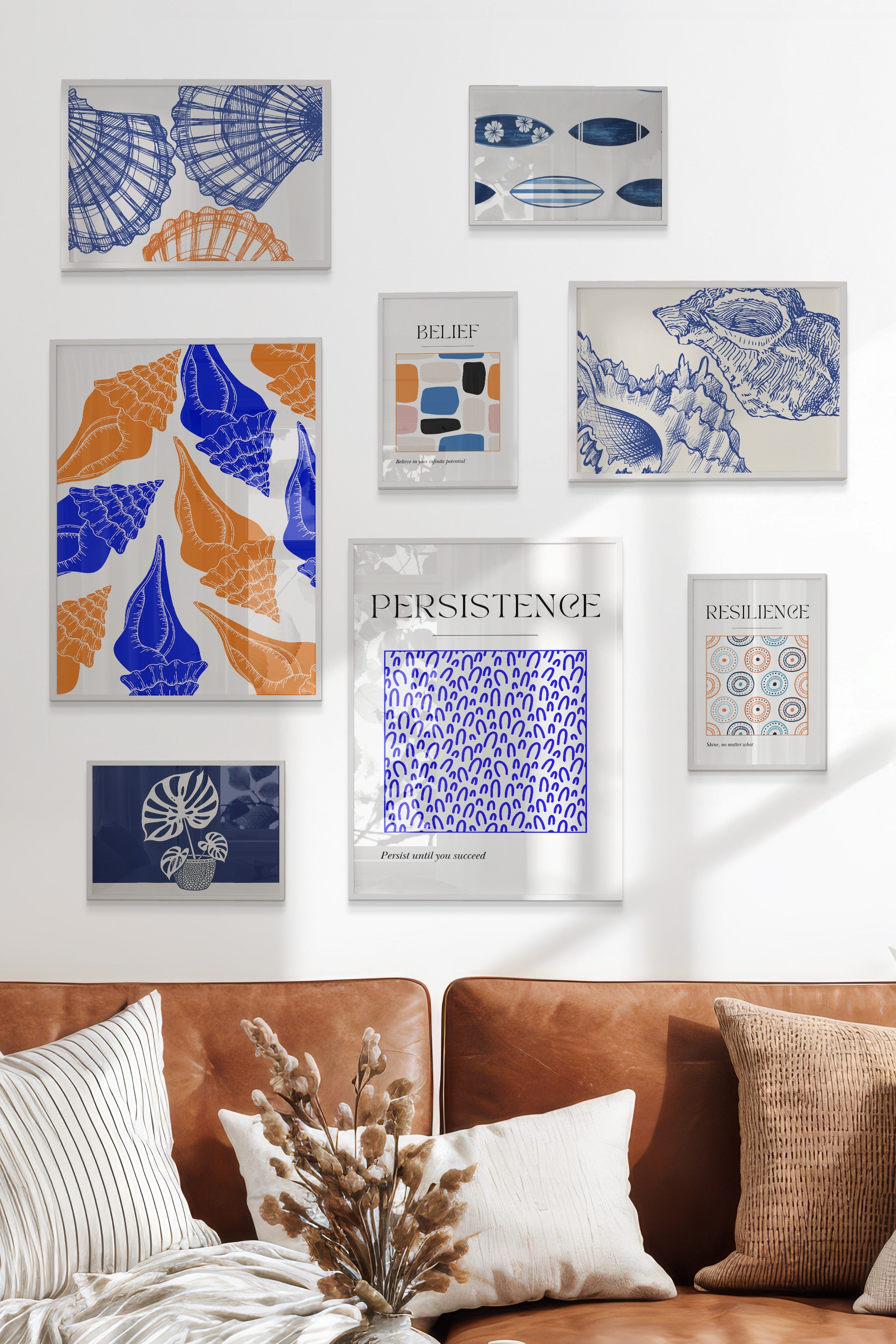 Mavi Yaz Temalı Galeri Seti NO:070