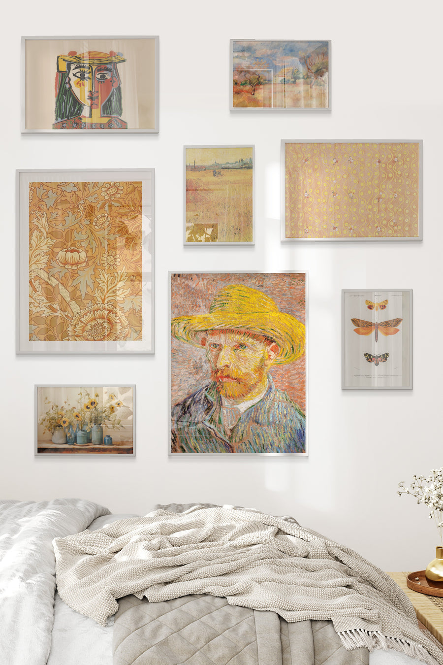 Sarı Vintage Temalı Galeri Seti NO:059