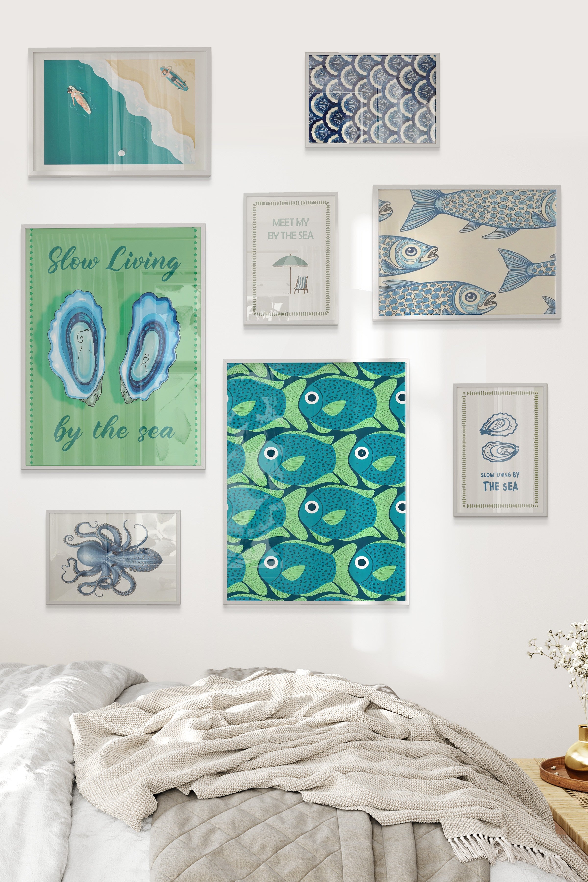 Turkuaz Mutfak Temalı Galeri Seti NO:067