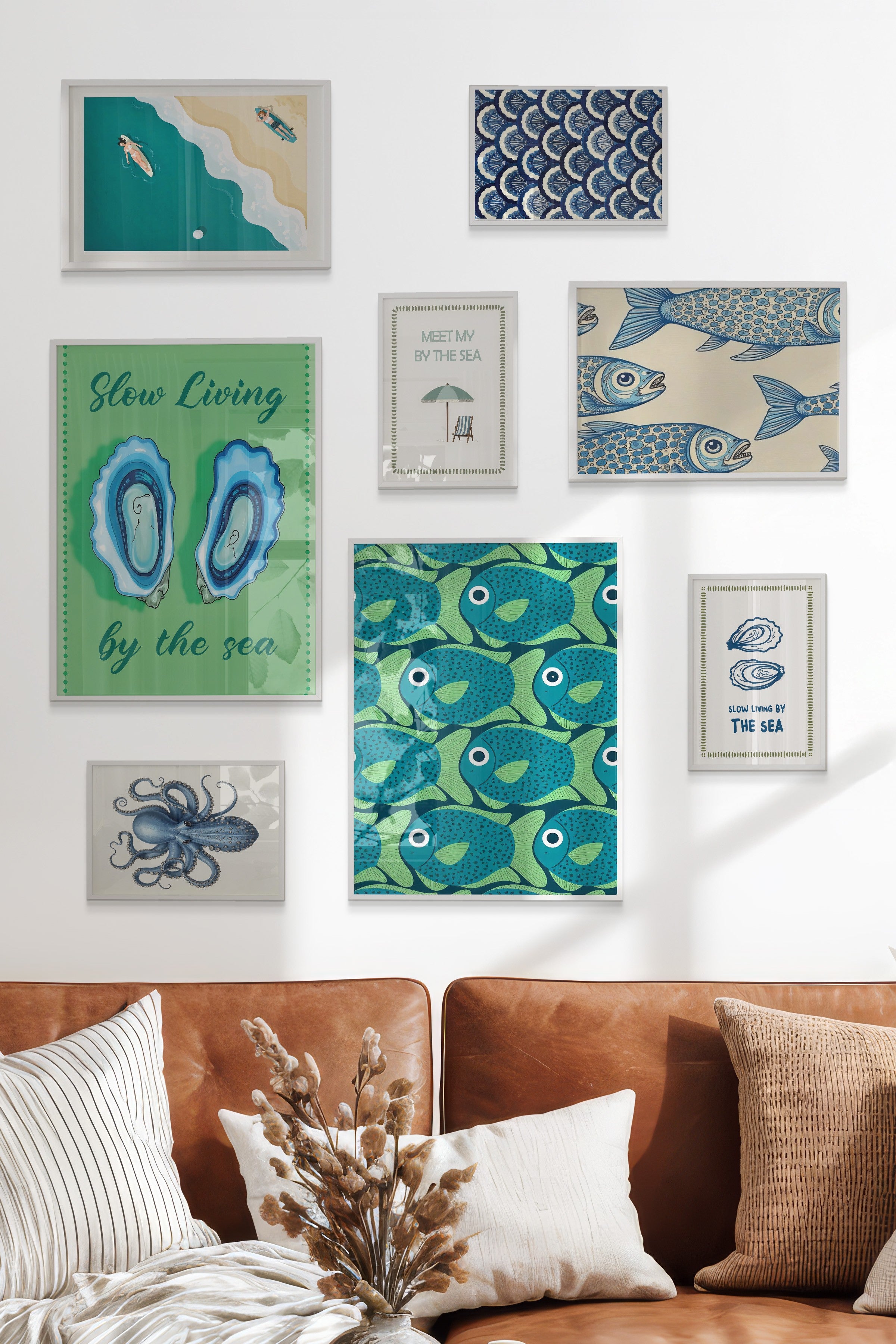 Turkuaz Mutfak Temalı Galeri Seti NO:067