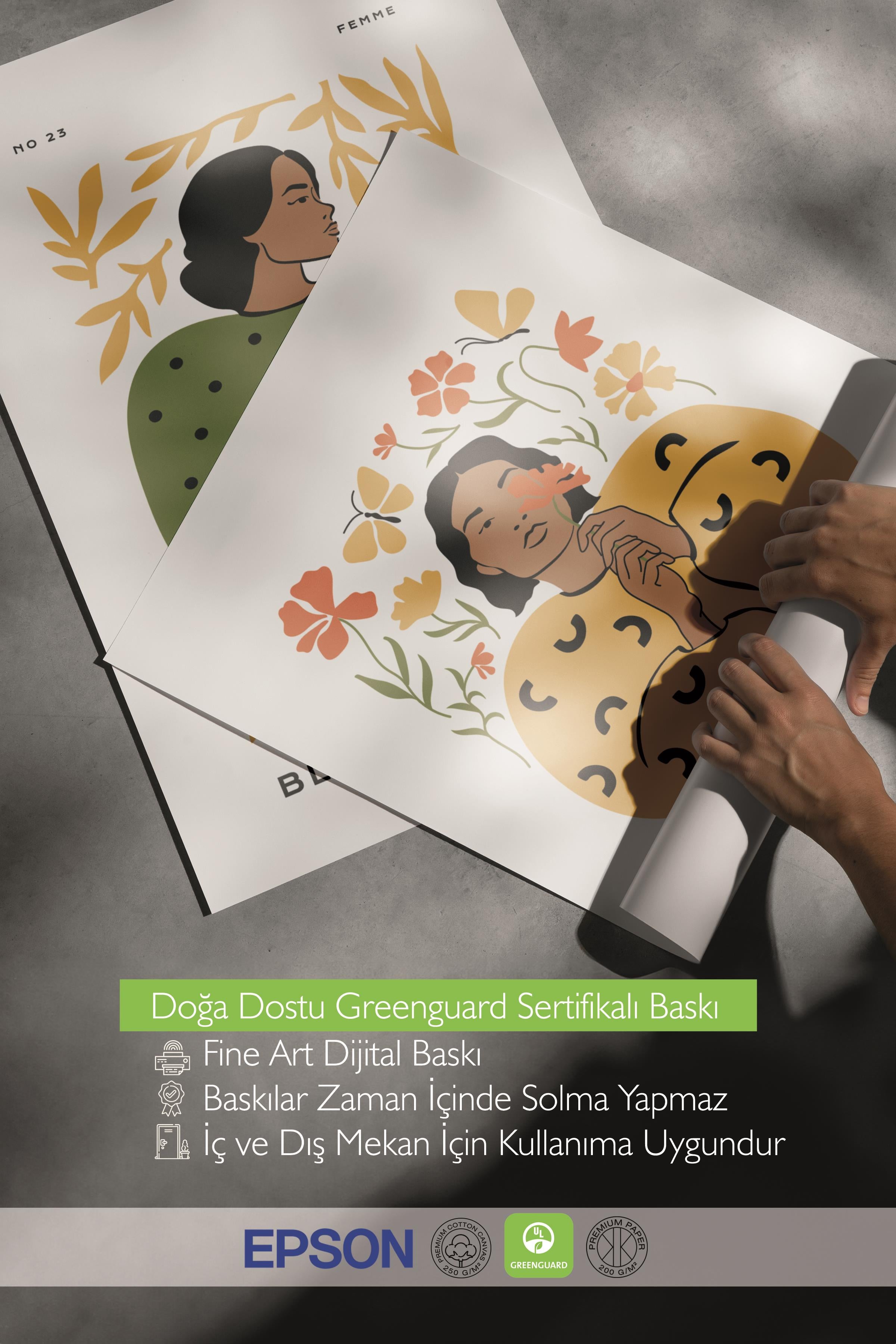Çerçeveli Tablo Seti, 3 Adet Siyah Çerçeve ve Minimalist Boho Temalı Poster Seti, No:300507