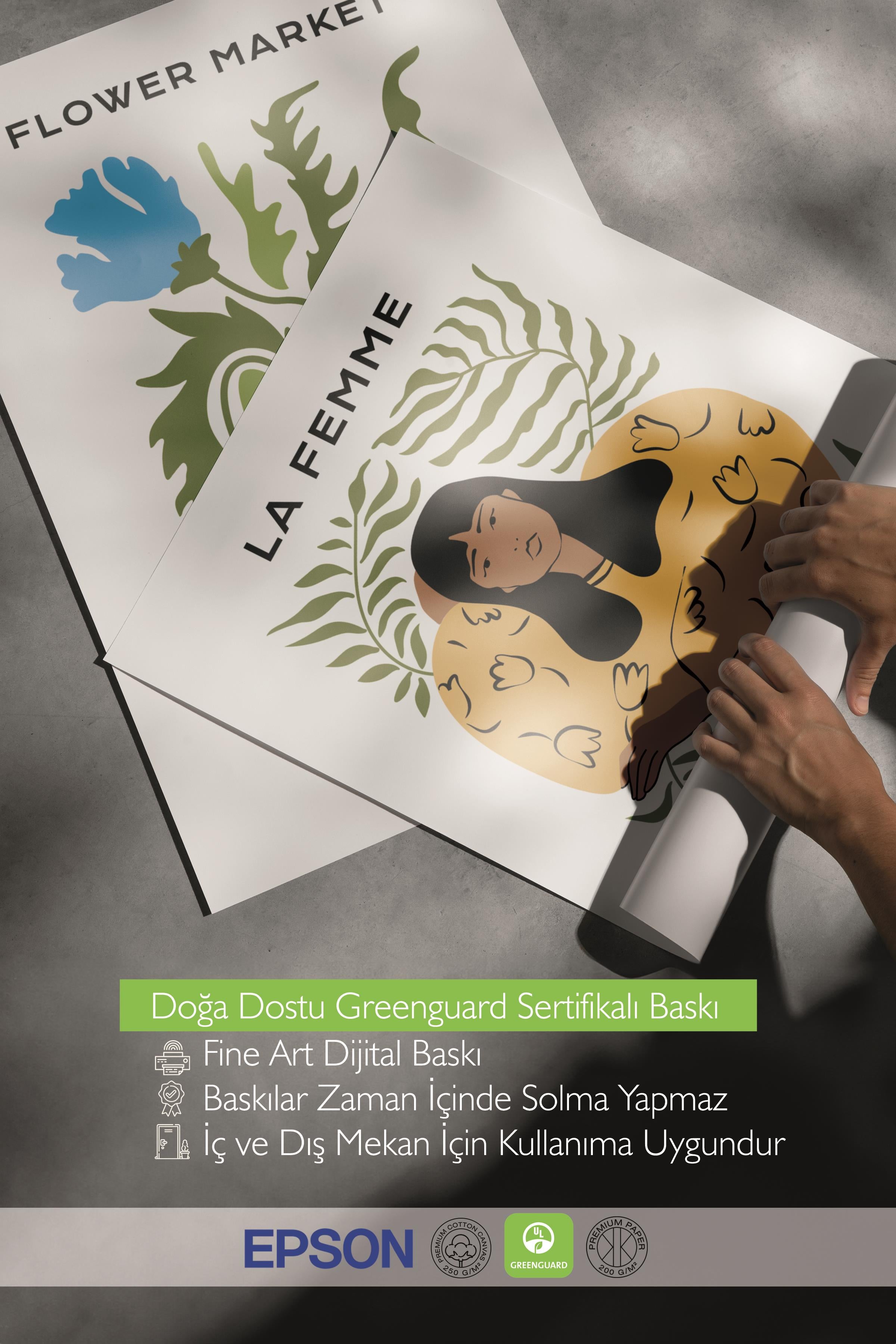 Çerçeveli Tablo Seti, 3 Adet Siyah Çerçeve ve Minimalist Boho Temalı Poster Seti, No:300508