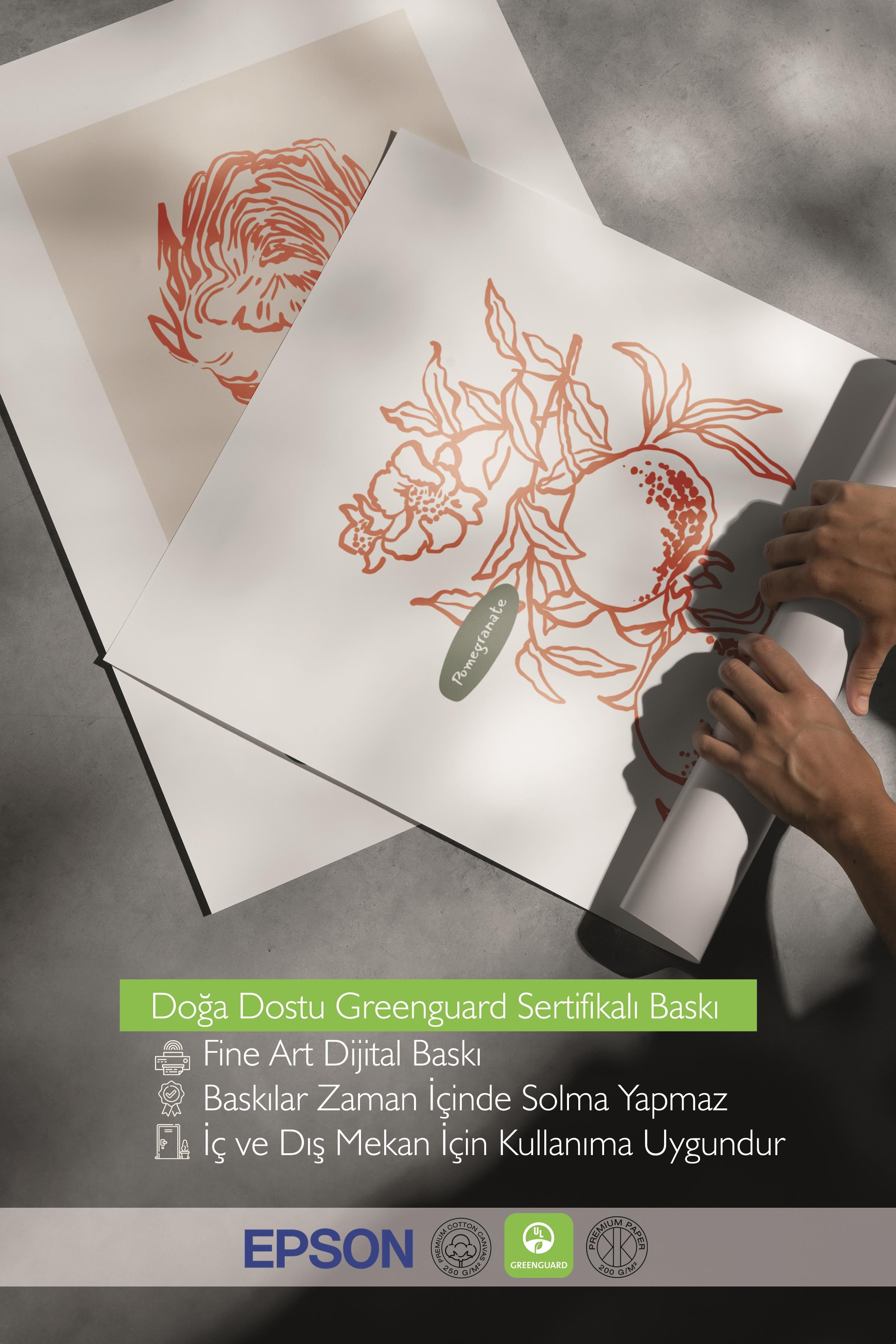 Çerçeveli Tablo Seti, 3 Adet Siyah Çerçeve ve Minimalist Botanik Temalı Poster Seti, No:300471