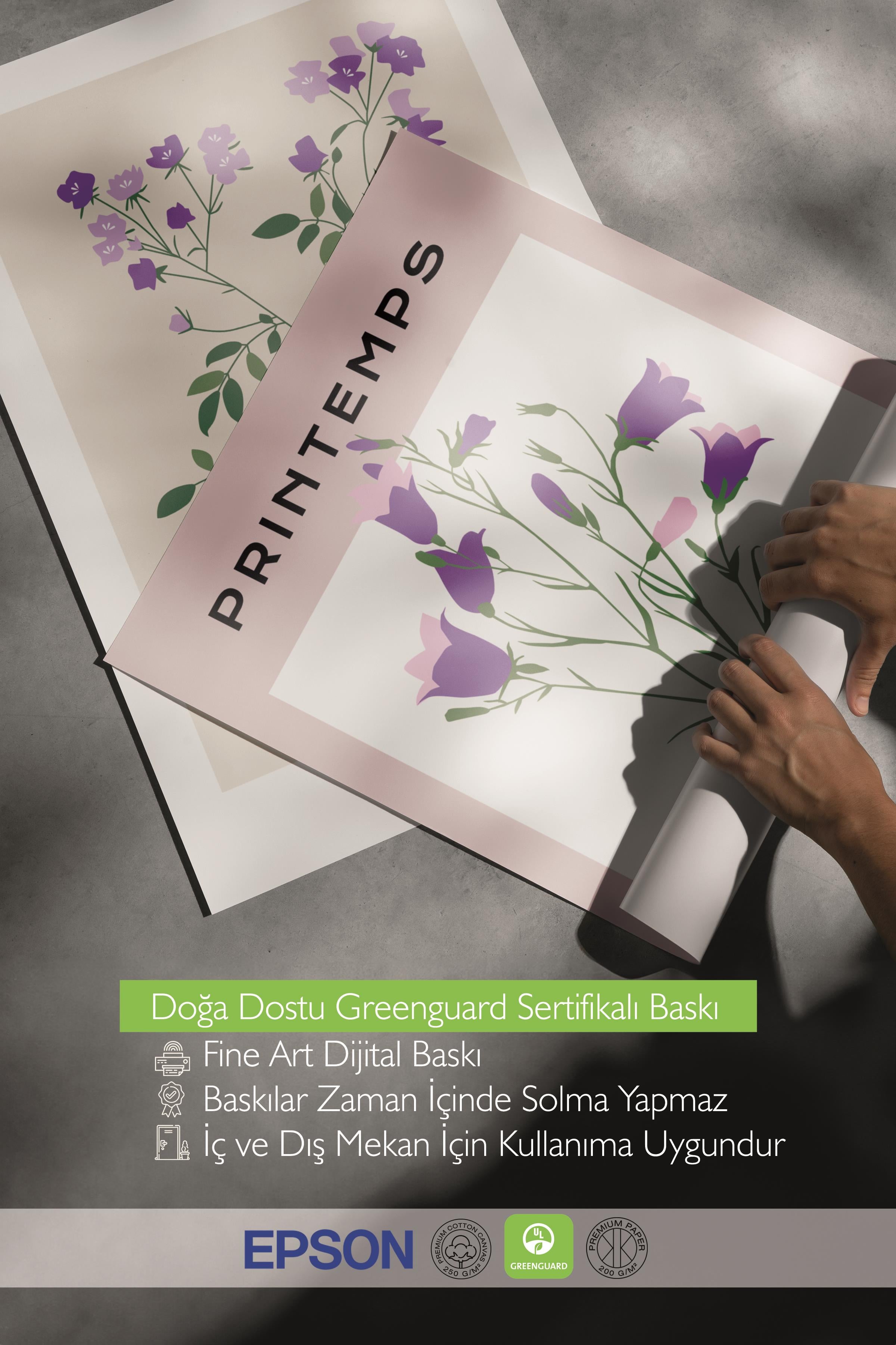 Çerçeveli Tablo Seti, 3 Adet Siyah Çerçeve ve Minimalist Botanik Temalı Poster Seti, No:300475