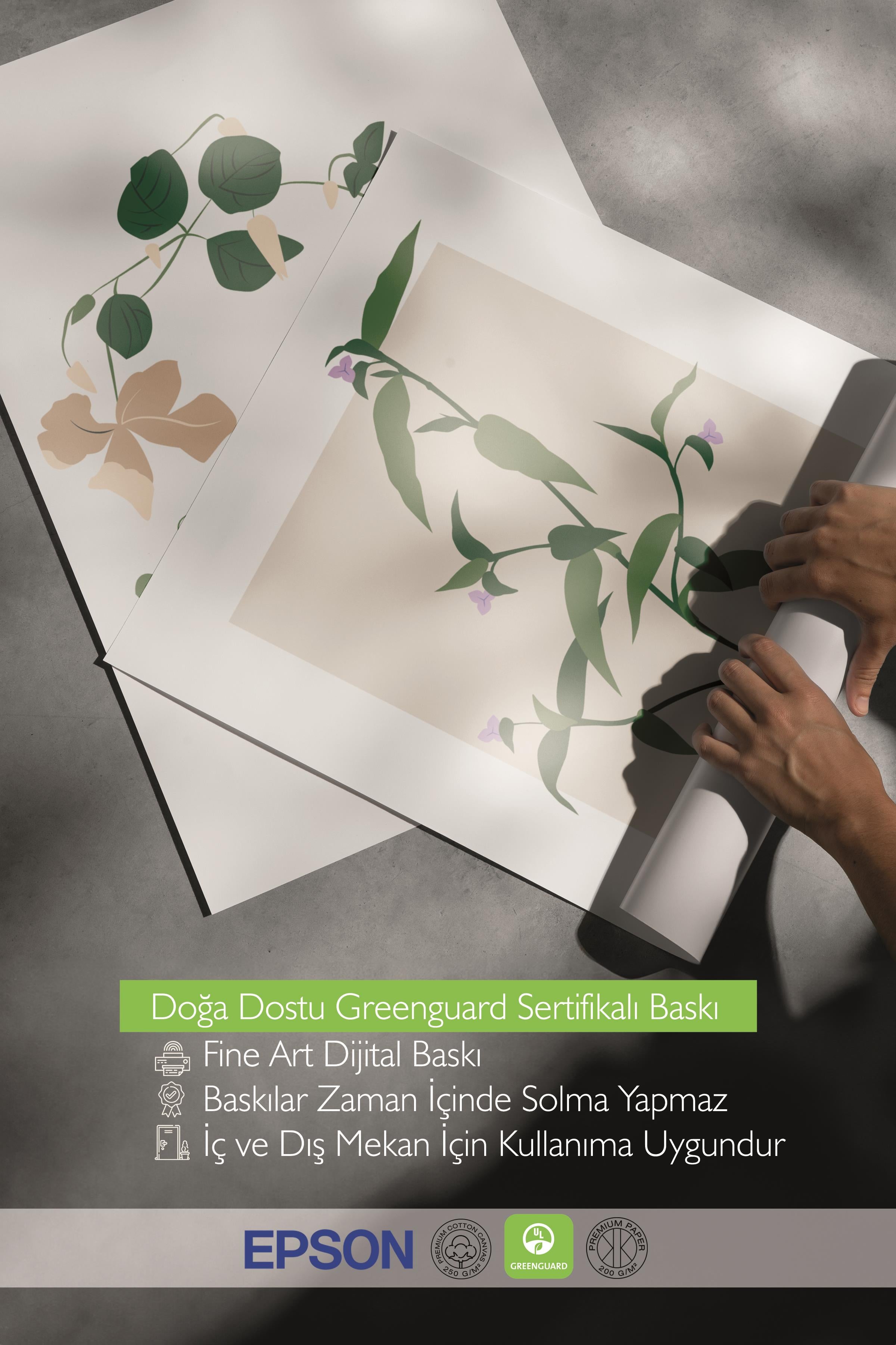Çerçeveli Tablo Seti, 3 Adet Siyah Çerçeve ve Minimalist Botanik Temalı Poster Seti, No:300478