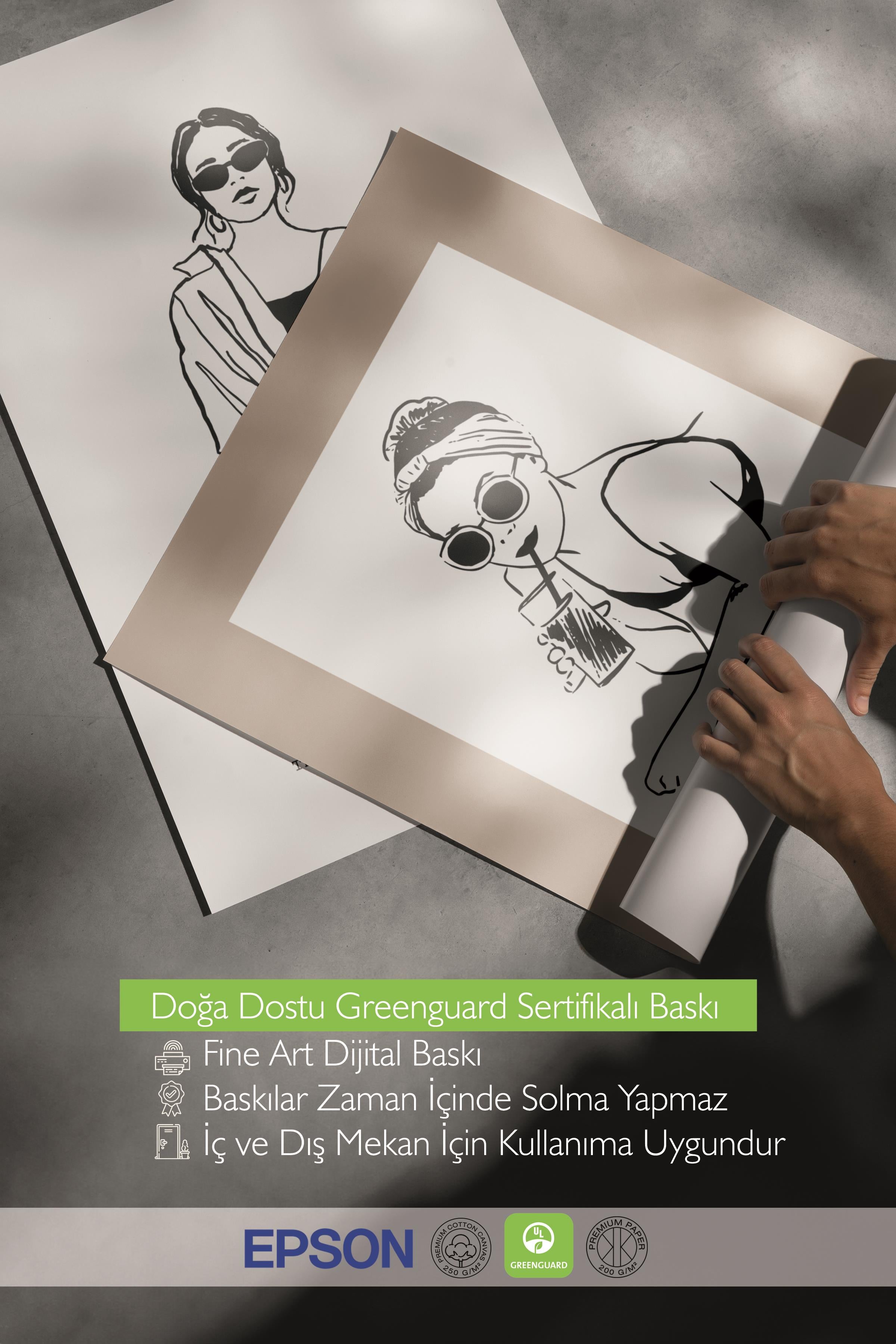Çerçeveli Tablo Seti, 3 Adet Siyah Çerçeve ve Minimalist Çizim Temalı Poster Seti, No:300525
