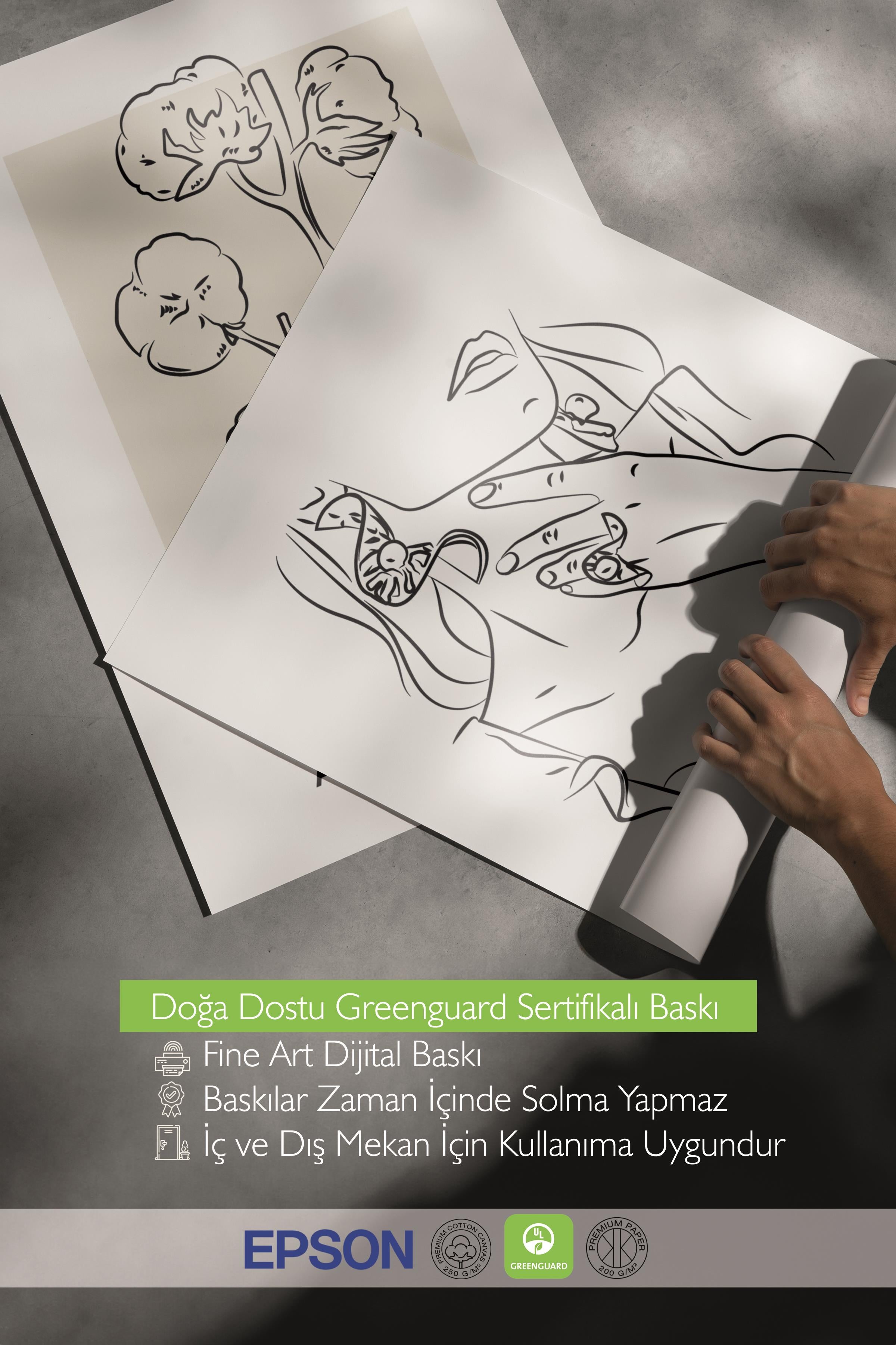 Çerçeveli Tablo Seti, 3 Adet Siyah Çerçeve ve Minimalist Çizim Temalı Poster Seti, No:300545