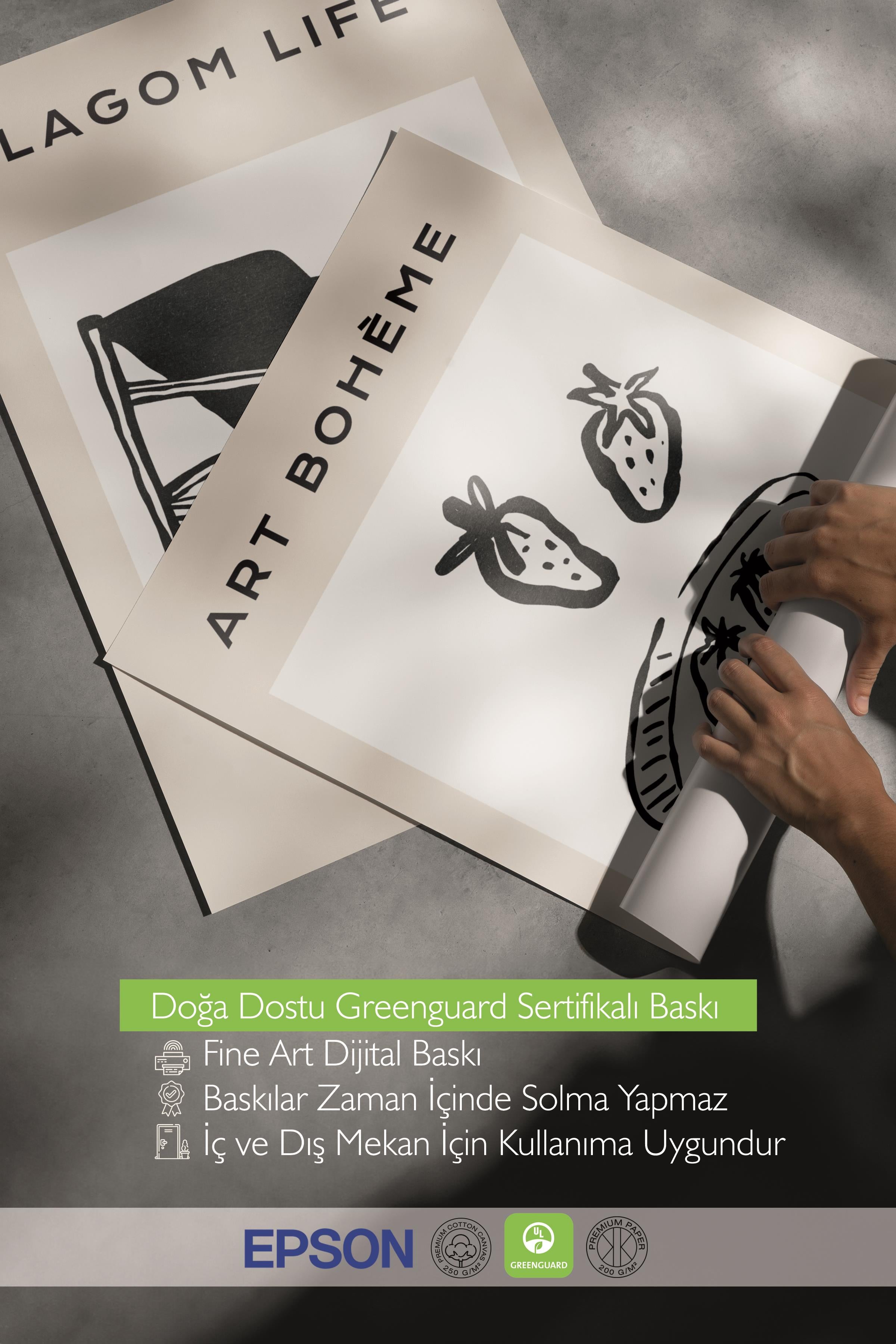 Çerçeveli Tablo Seti, 3 Adet Siyah Çerçeve ve Minimalist Çizim Temalı Poster Seti, No:300589