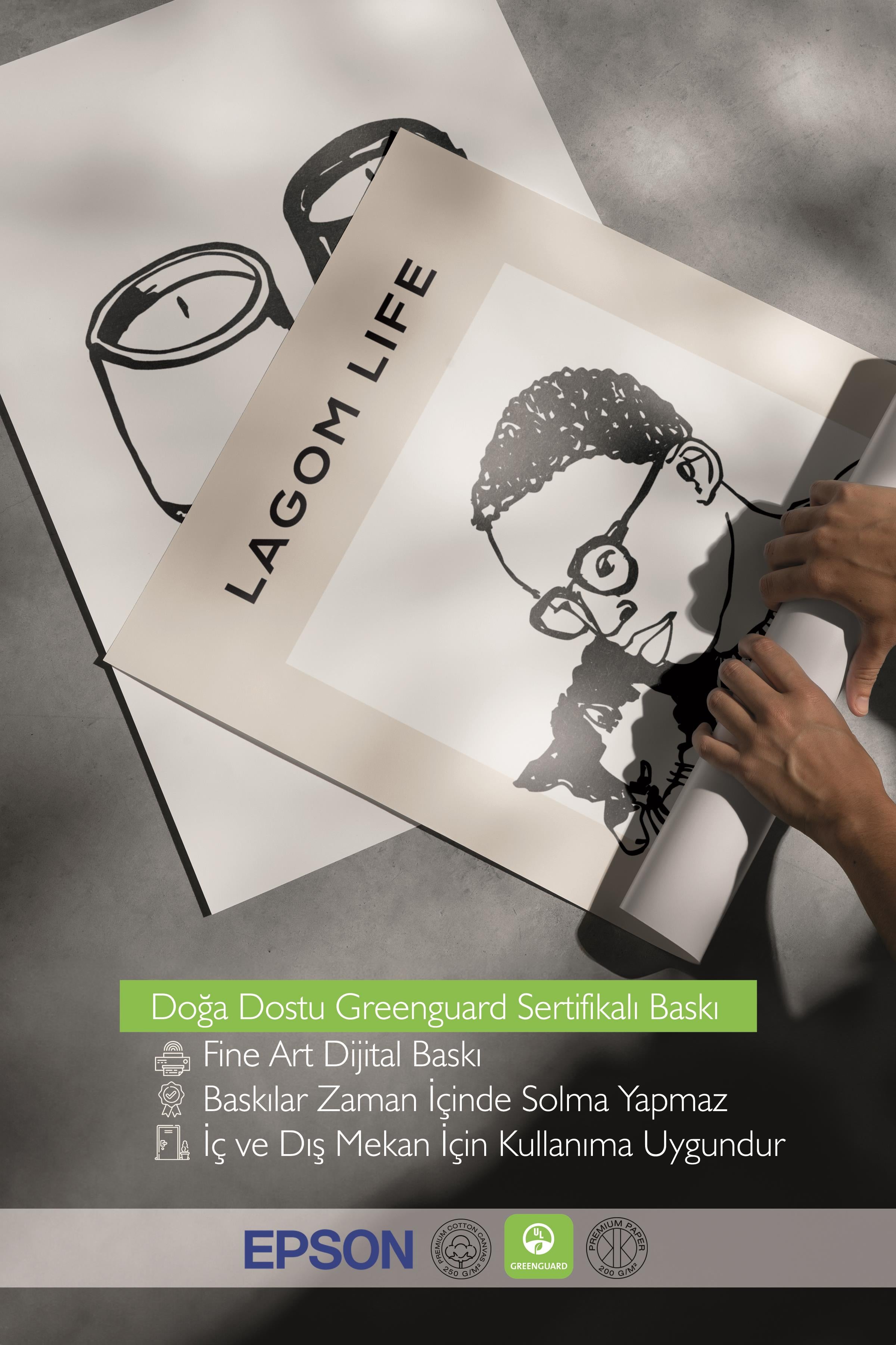 Çerçeveli Tablo Seti, 3 Adet Siyah Çerçeve ve Minimalist Çizim Temalı Poster Seti, No:300596