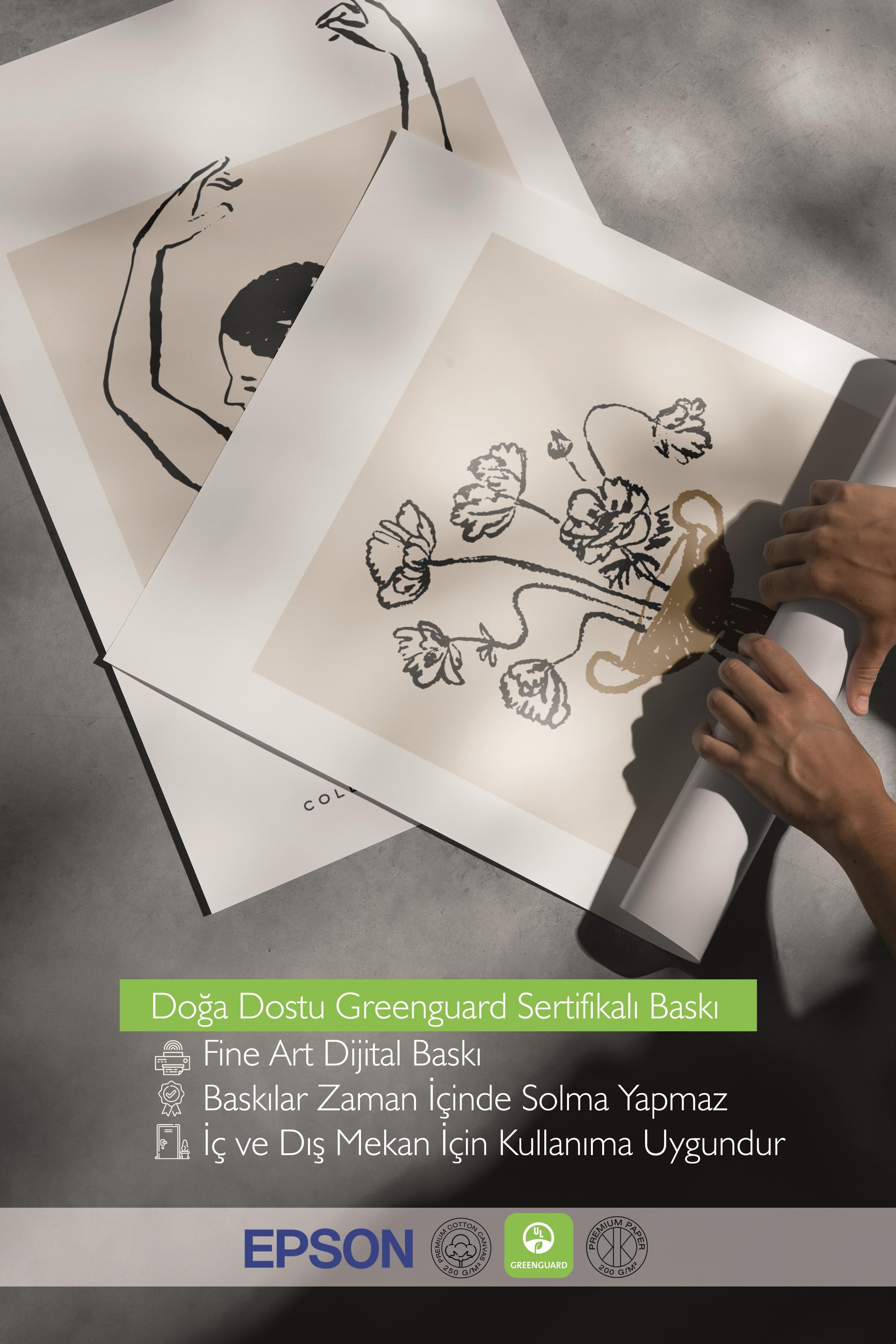 Çerçeveli Tablo Seti, 3 Adet Siyah Çerçeve ve Minimalist Çizim Temalı Poster Seti, No:300602