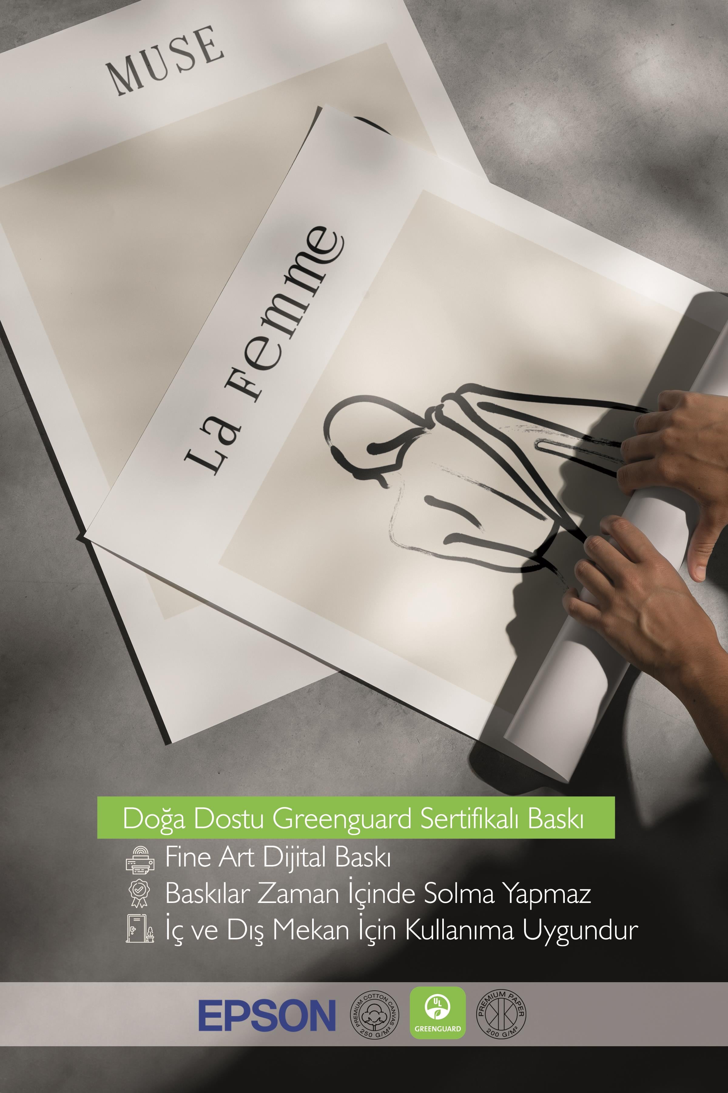 Çerçeveli Tablo Seti, 3 Adet Siyah Çerçeve ve Minimalist Çizim Temalı Poster Seti, No:300608