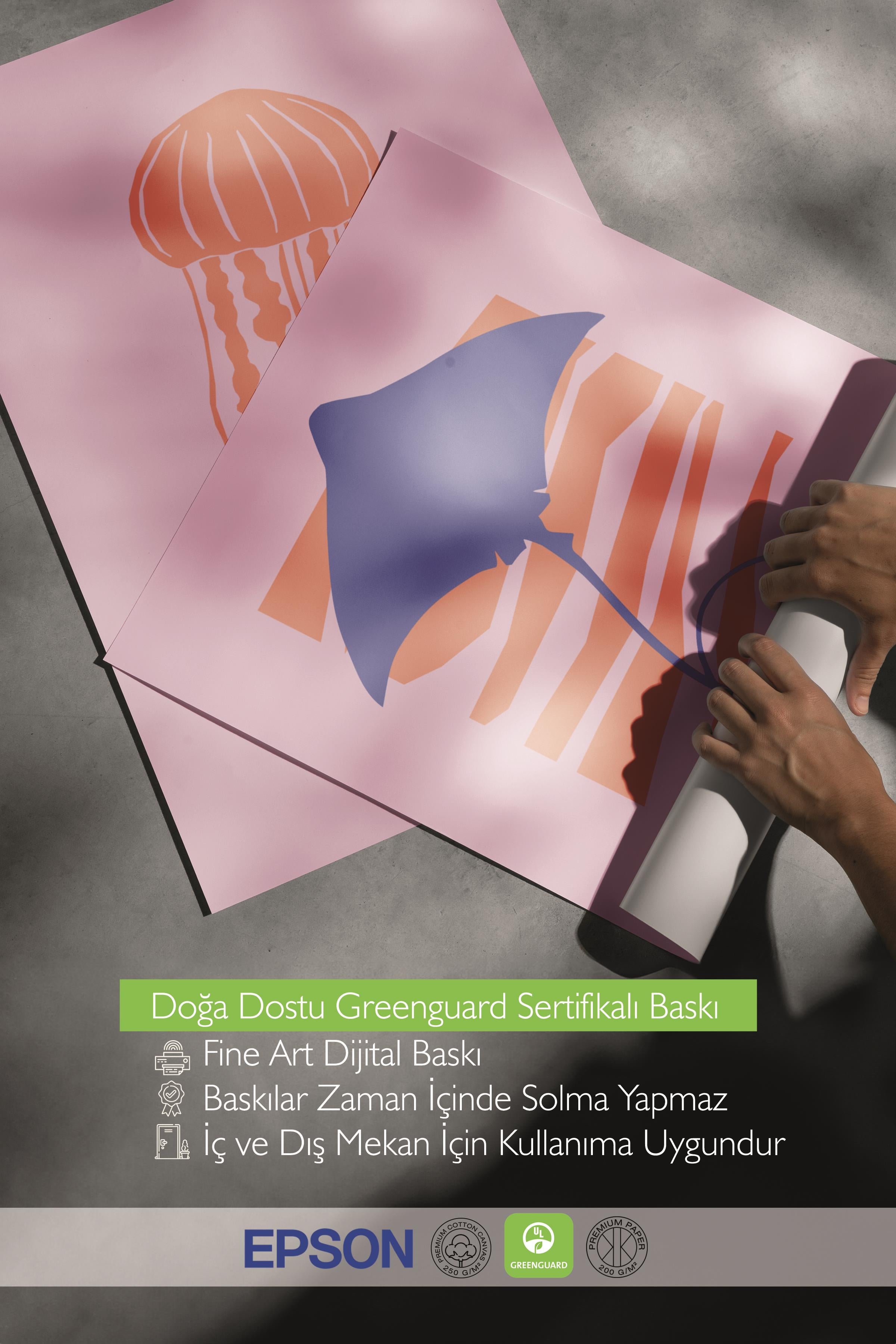 Çerçeveli Tablo Seti, 3 Adet Siyah Çerçeve ve Minimalist Deniz Yaşamı Temalı Poster Seti, No:300503