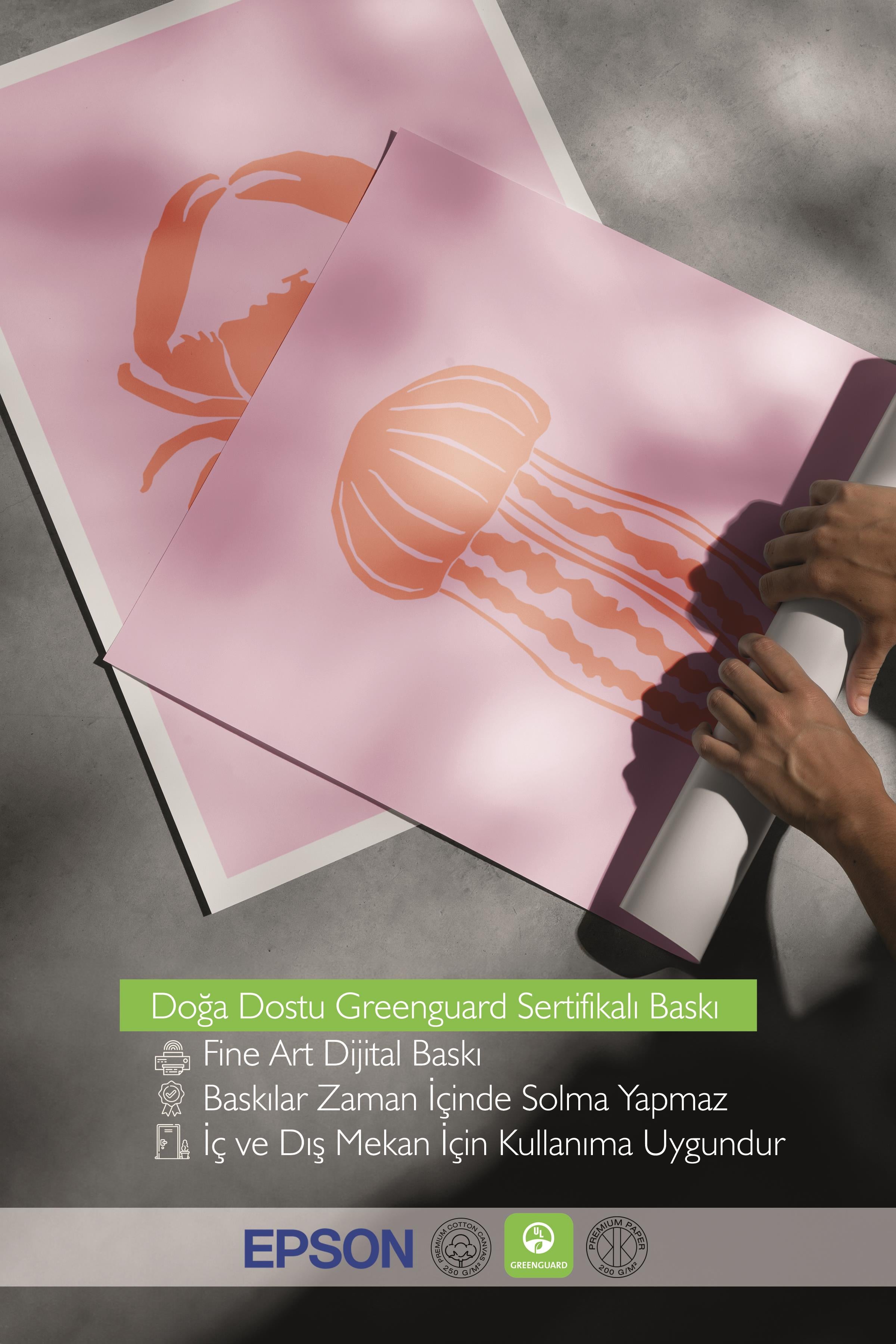 Çerçeveli Tablo Seti, 3 Adet Siyah Çerçeve ve Minimalist Deniz Yaşamı Temalı Poster Seti, No:300517