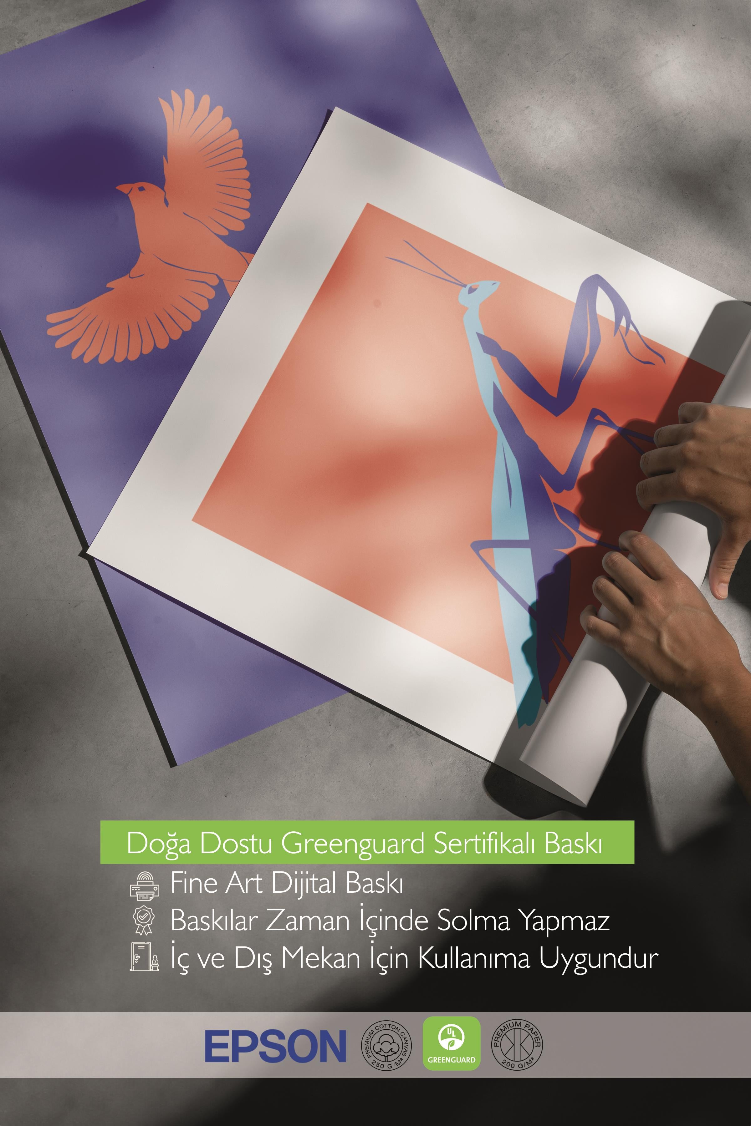 Çerçeveli Tablo Seti, 3 Adet Siyah Çerçeve ve Minimalist Safari Temalı Poster Seti, No:300490