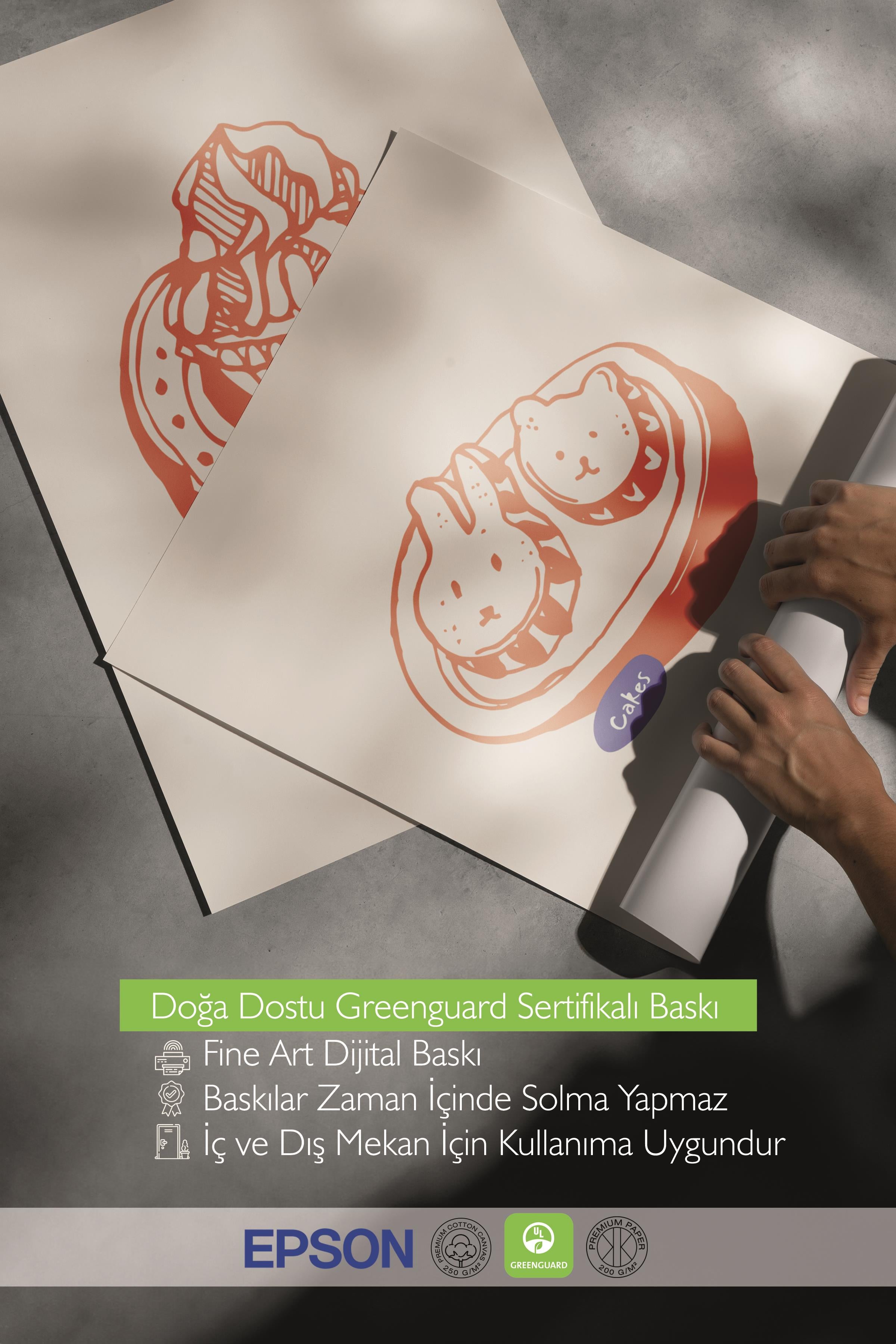 Çerçeveli Tablo Seti, 3 Adet Siyah Çerçeve ve Minimalist Yemek Temalı Poster Seti, No:300550
