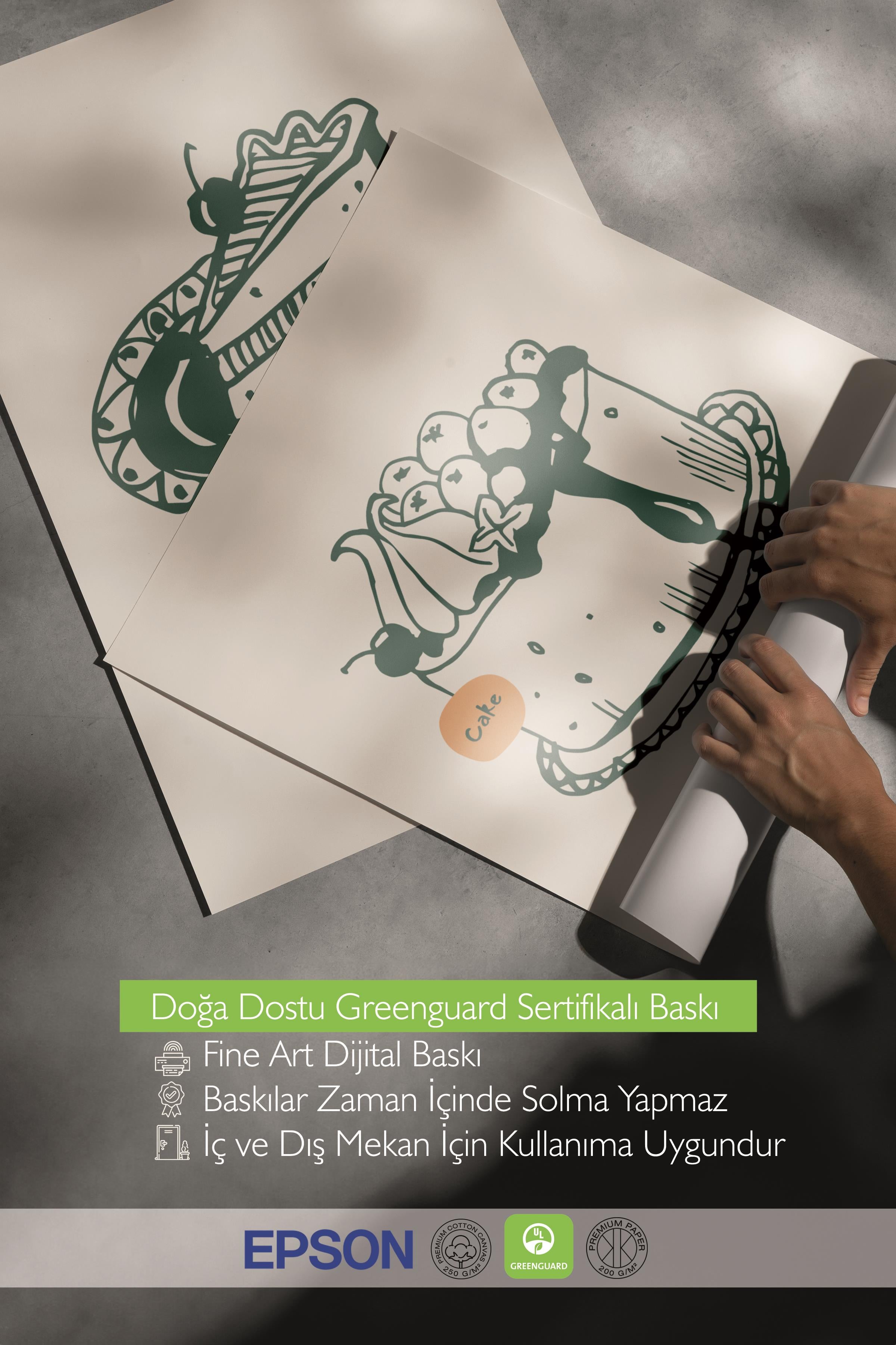 Çerçeveli Tablo Seti, 3 Adet Siyah Çerçeve ve Minimalist Yemek Temalı Poster Seti, No:300552