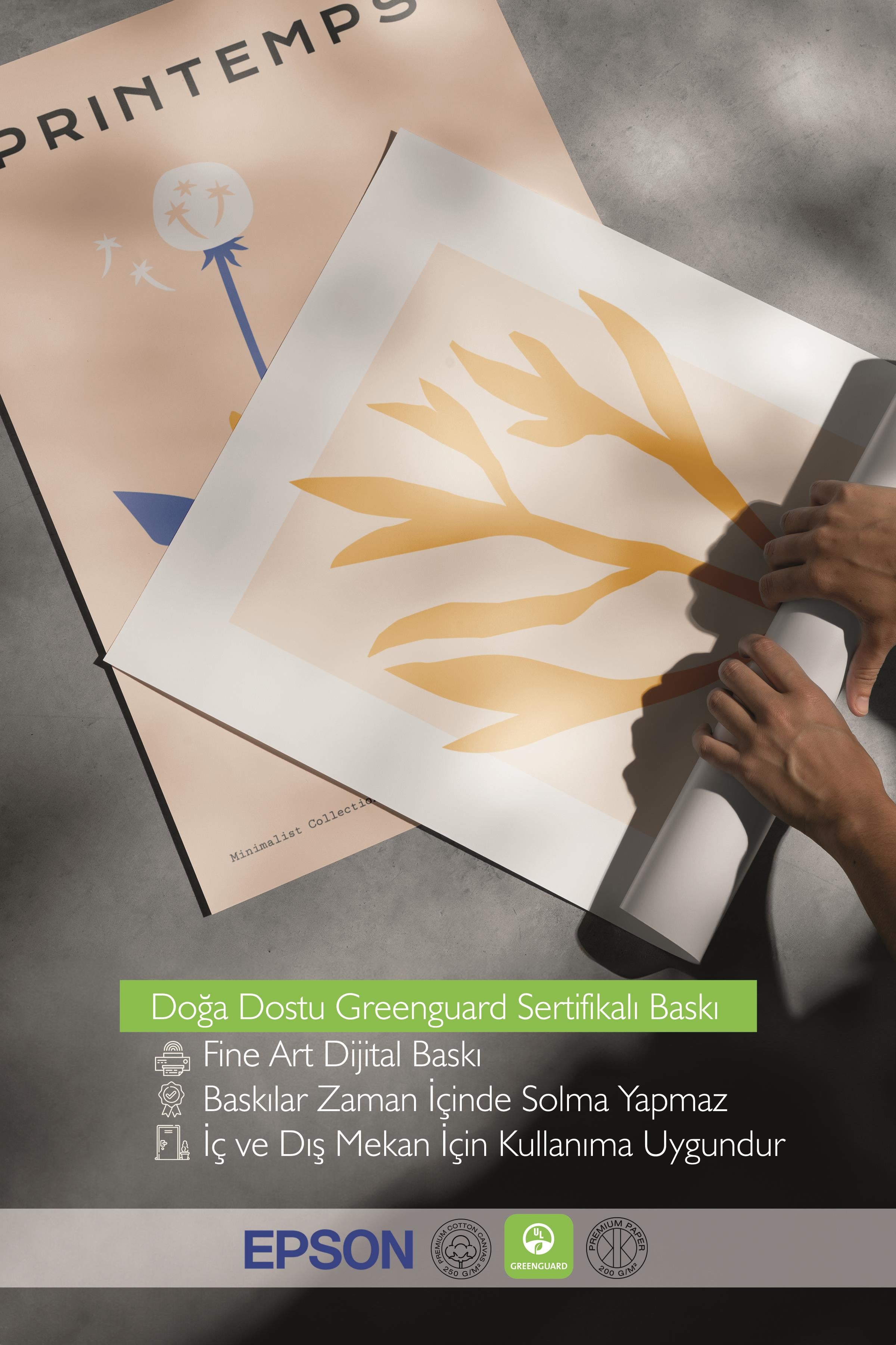 Çerçeveli Tablo Seti, 3 Adet Siyah Çerçeve ve Pastel Boho Temalı Poster Seti, No:300465