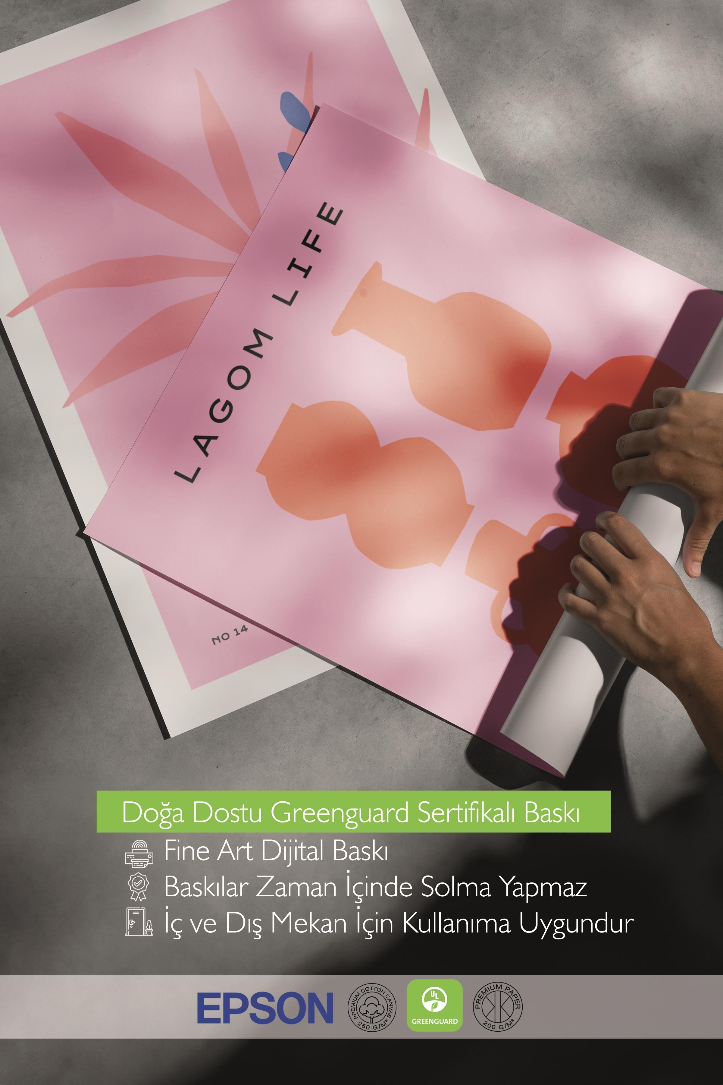 Çerçeveli Tablo Seti, 3 Adet Siyah Çerçeve ve Pembe Minimalist Temalı Poster Seti, No:300454