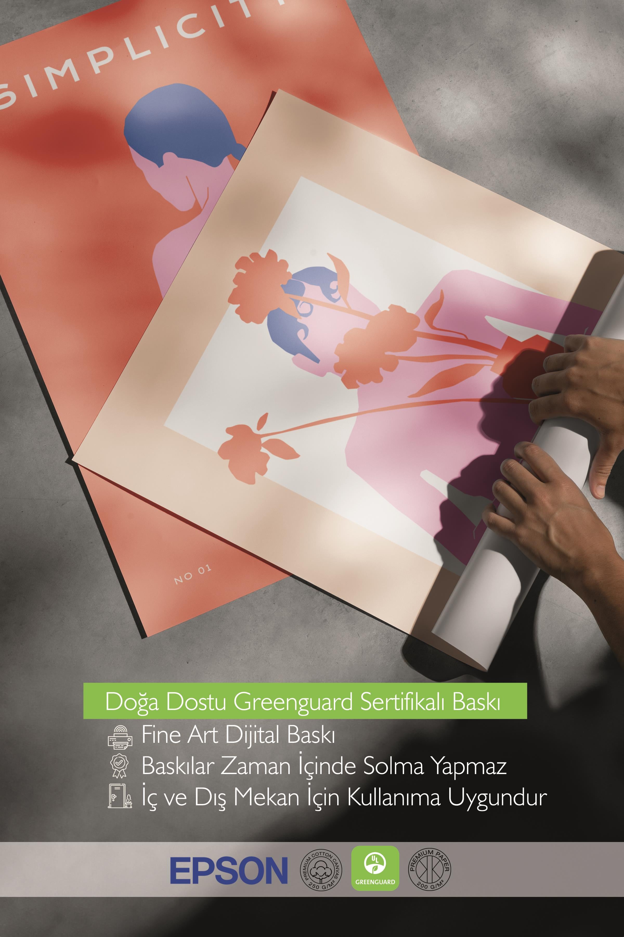 Çerçeveli Tablo Seti, 3 Adet Siyah Çerçeve ve Renkli Minimalist Temalı Poster Seti, No:300460