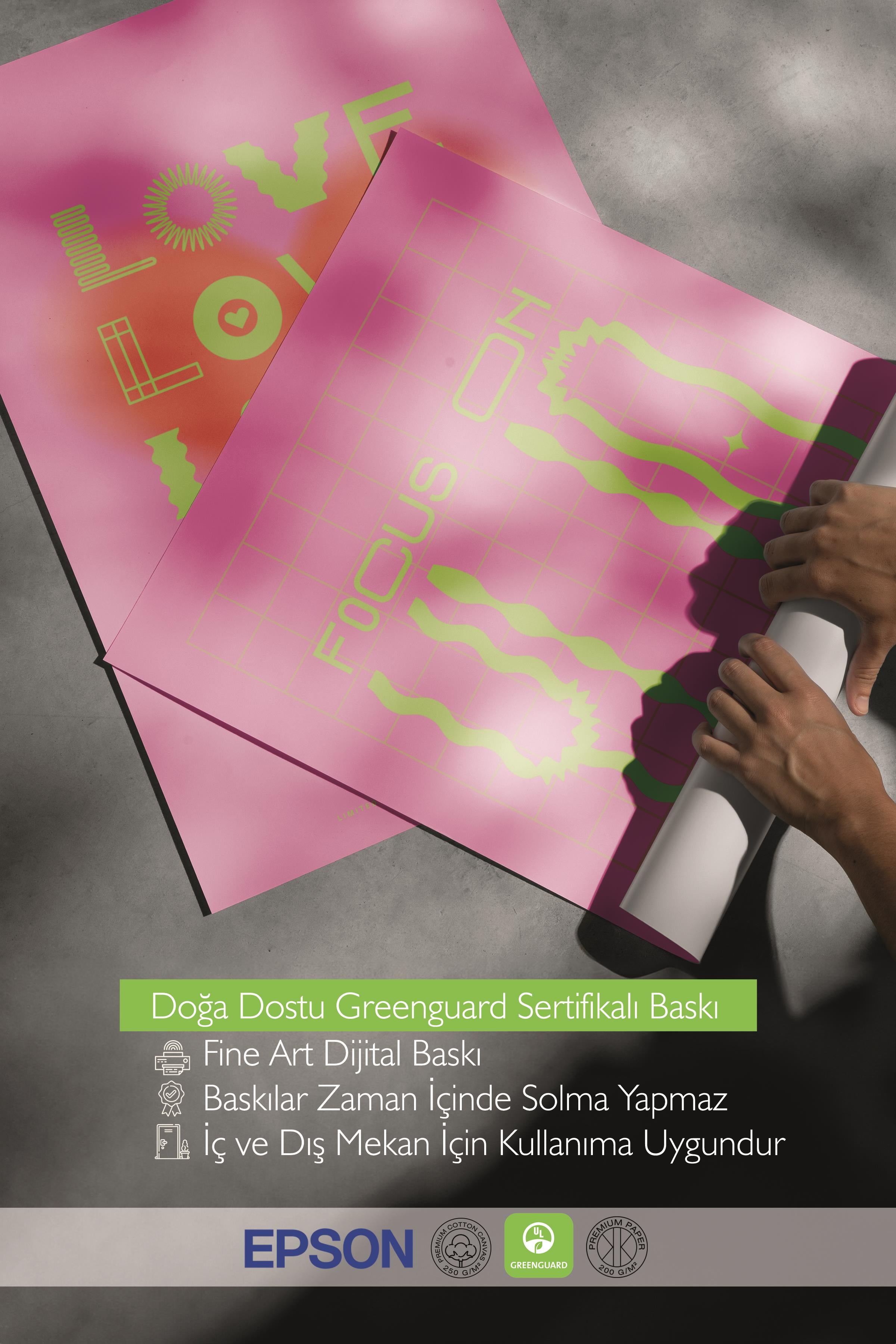 Çerçeveli Tablo Seti, 3 Adet Siyah Çerçeve ve Renkli Yazı Sanatı Temalı Poster Seti, No:300568