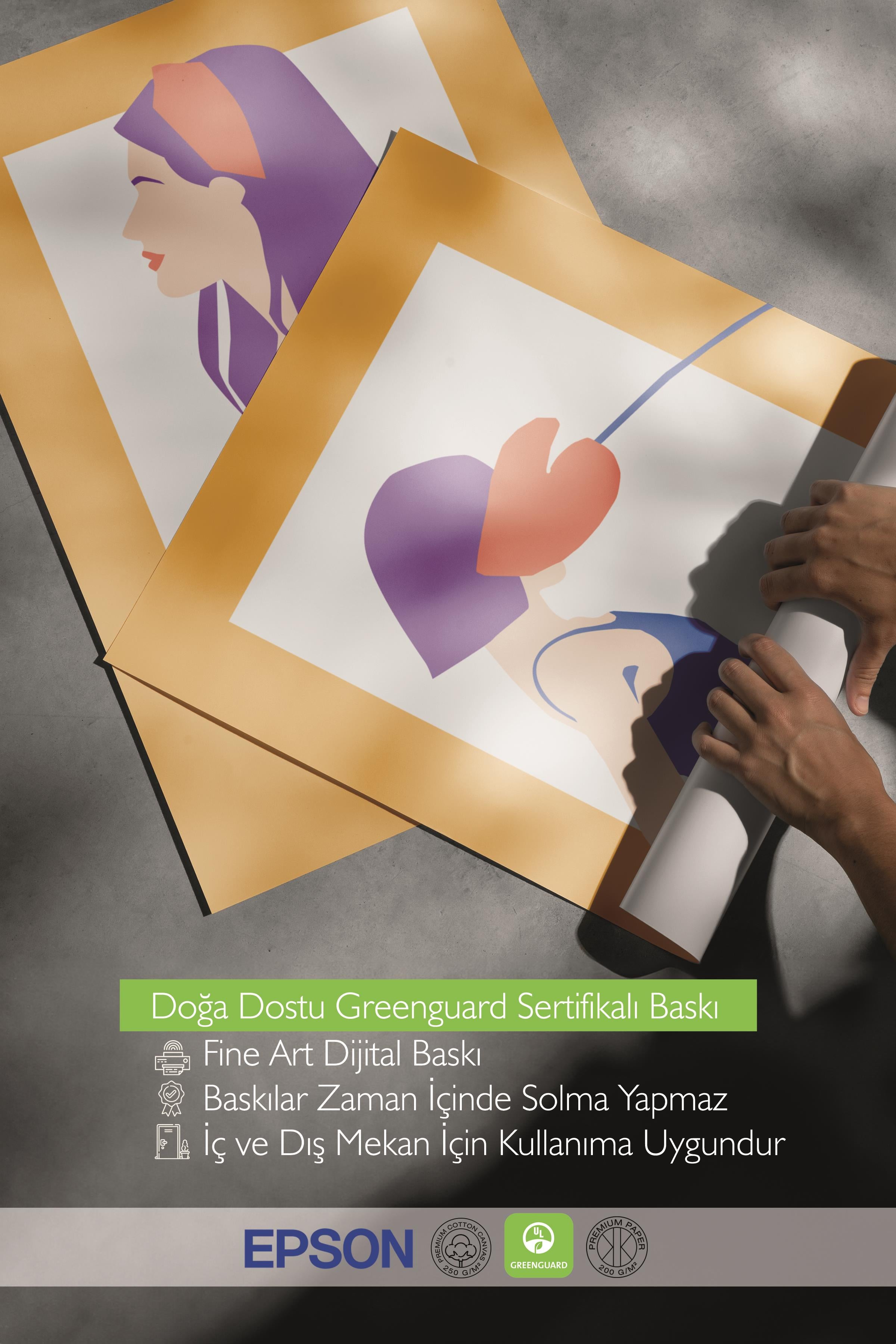 Çerçeveli Tablo Seti, 3 Adet Siyah Çerçeve ve Sarı Minimalist Temalı Poster Seti, No:300462