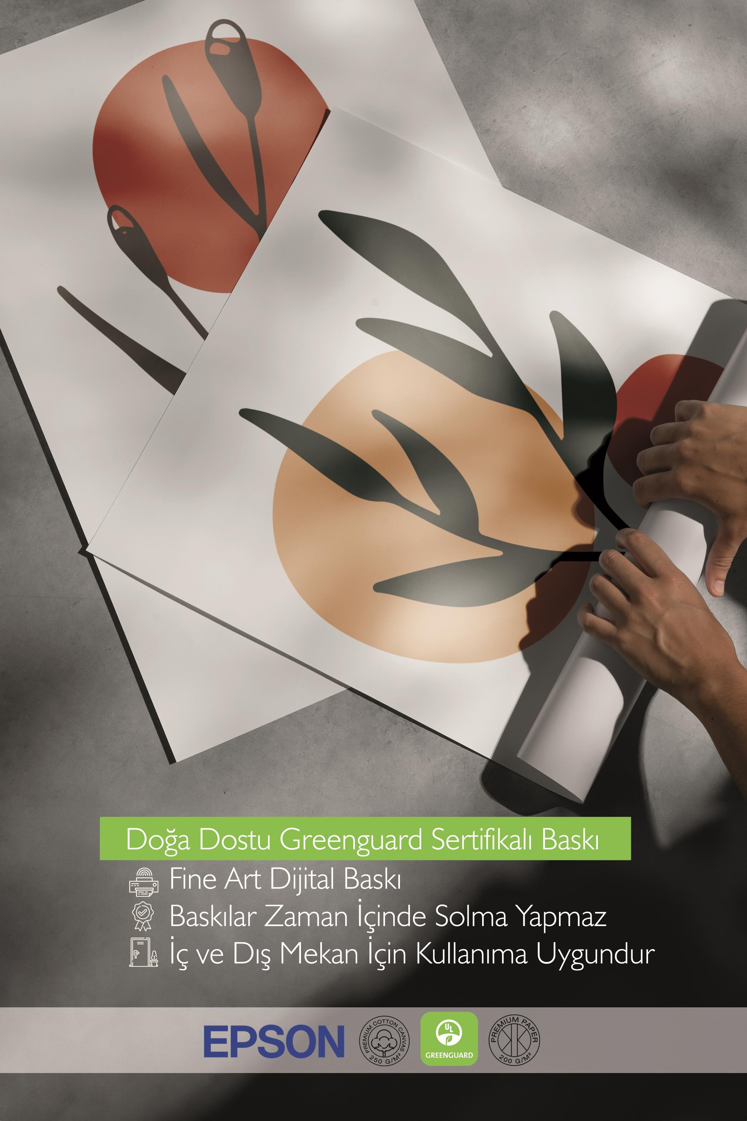 Çerçeveli Tablo Seti, 3 Adet Siyah Çerçeve ve Soyut Botanik Temalı Poster Seti, No:300680