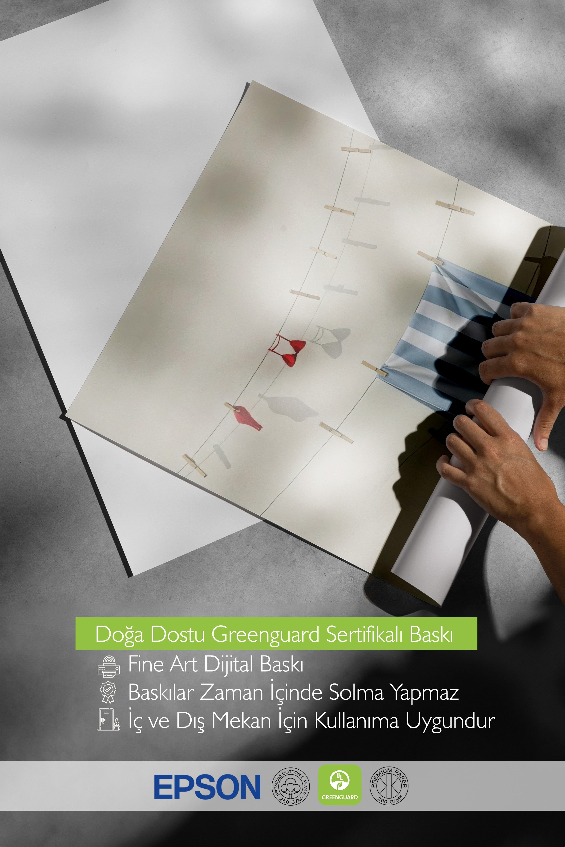 Çerçevesiz Duvar Posteri, Bikini, Fotoğraf, Kırmızı Renk Poster, 2025 Yaz Seçkisi, NO:109699