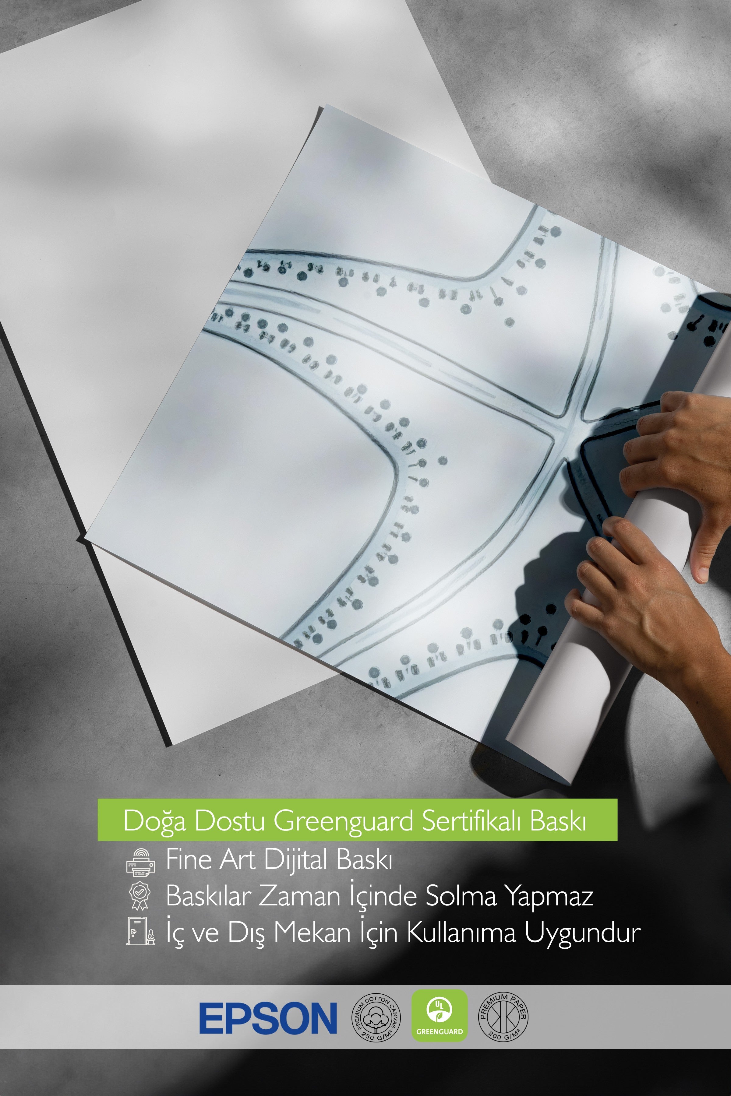 Çerçevesiz Duvar Posteri, Deniz Kabuğu, İllüstrasyon, Mavi Renk Poster, 2025 Yaz Seçkisi, NO:109684