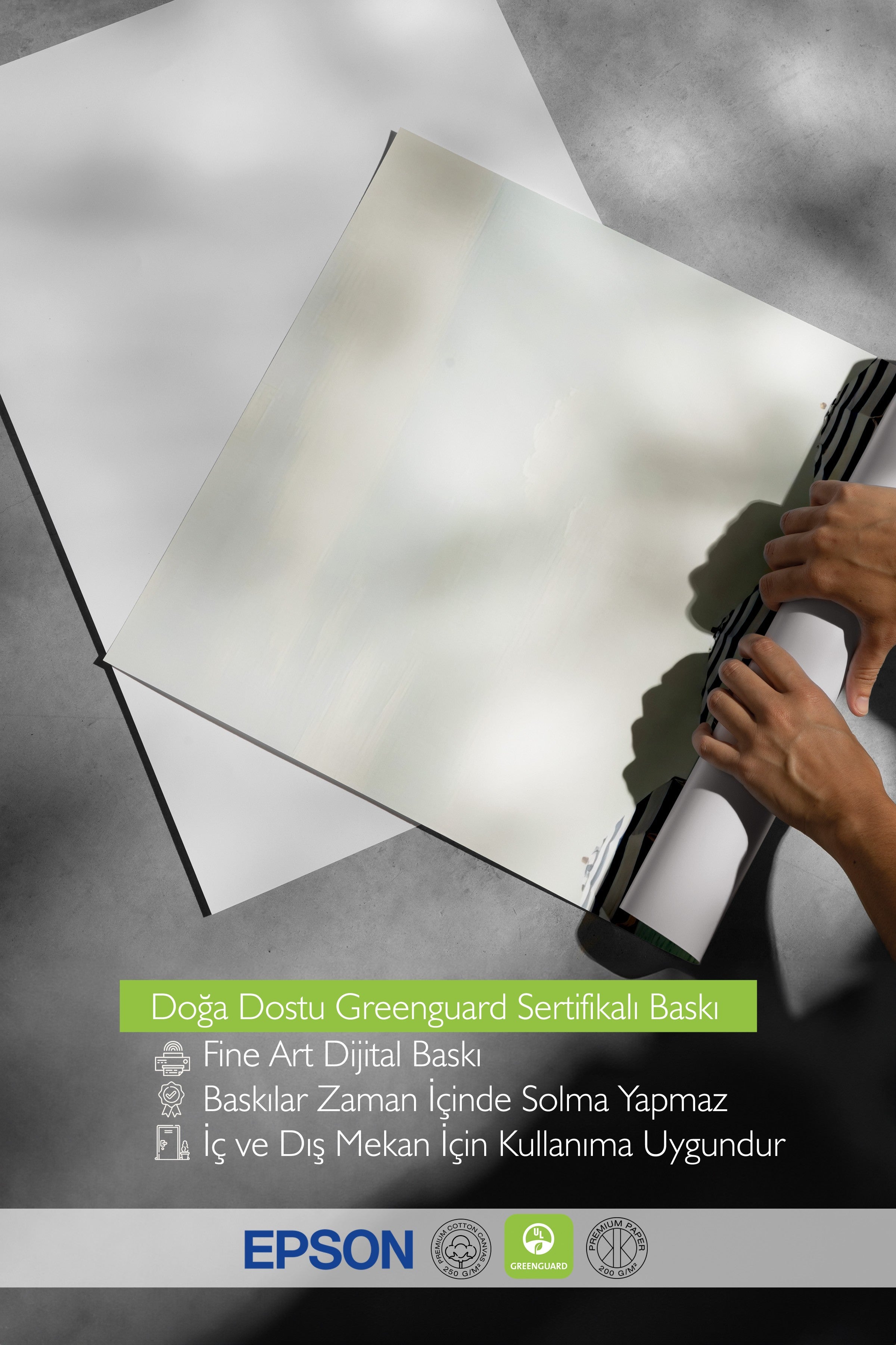 Çerçevesiz Duvar Posteri, Deniz Manzaralı Ev, Fotoğraf, Mavi Renk Poster, 2025 Yaz Seçkisi, NO:109702