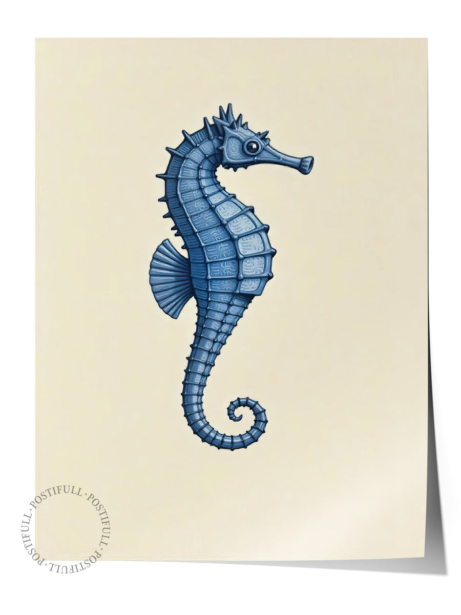 Denizatı İllüstrasyonu Poster Yaz Seçkisi Çerçevesiz Poster